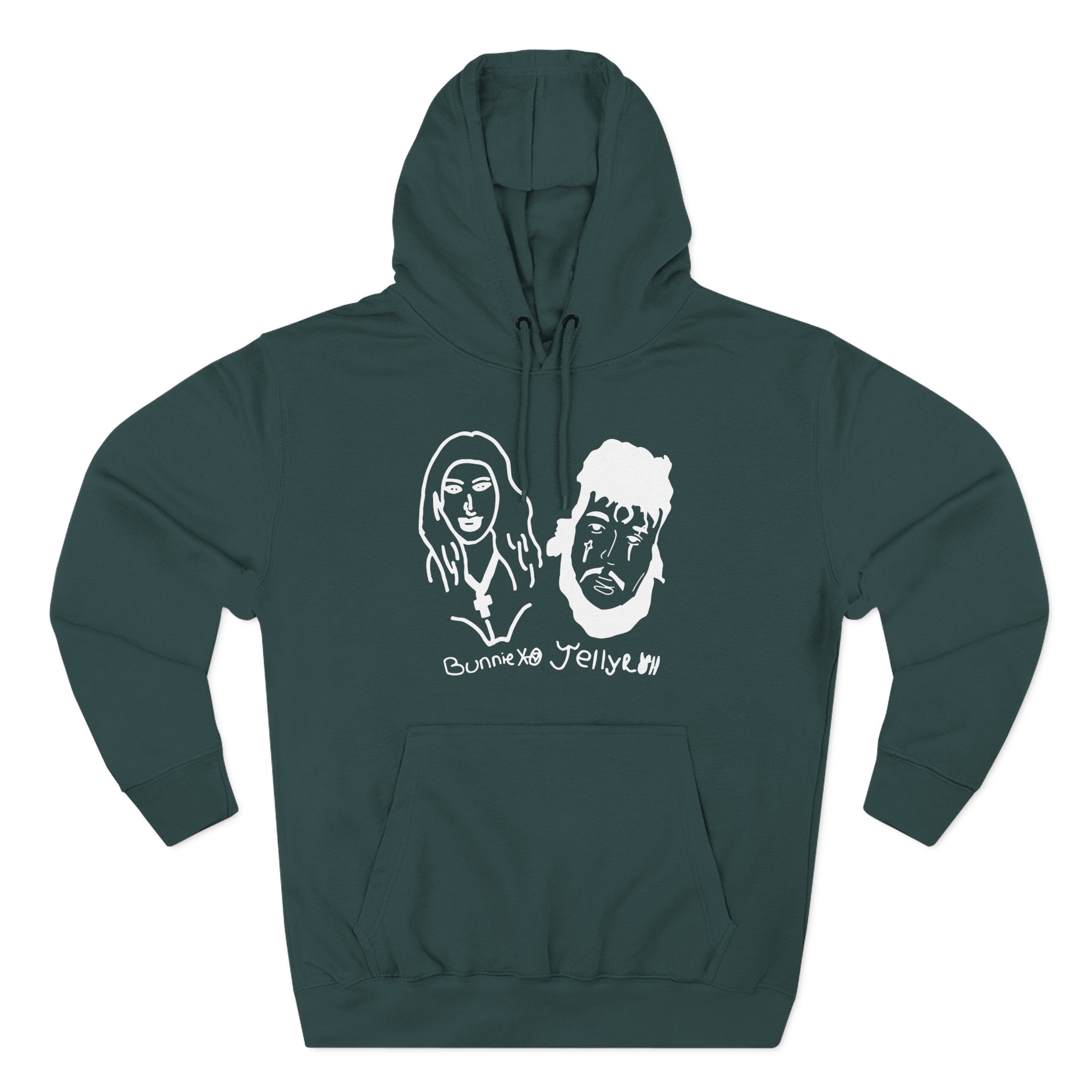 Bunnie Xo Jelly Roll Three-Panel Fleece Hoodie