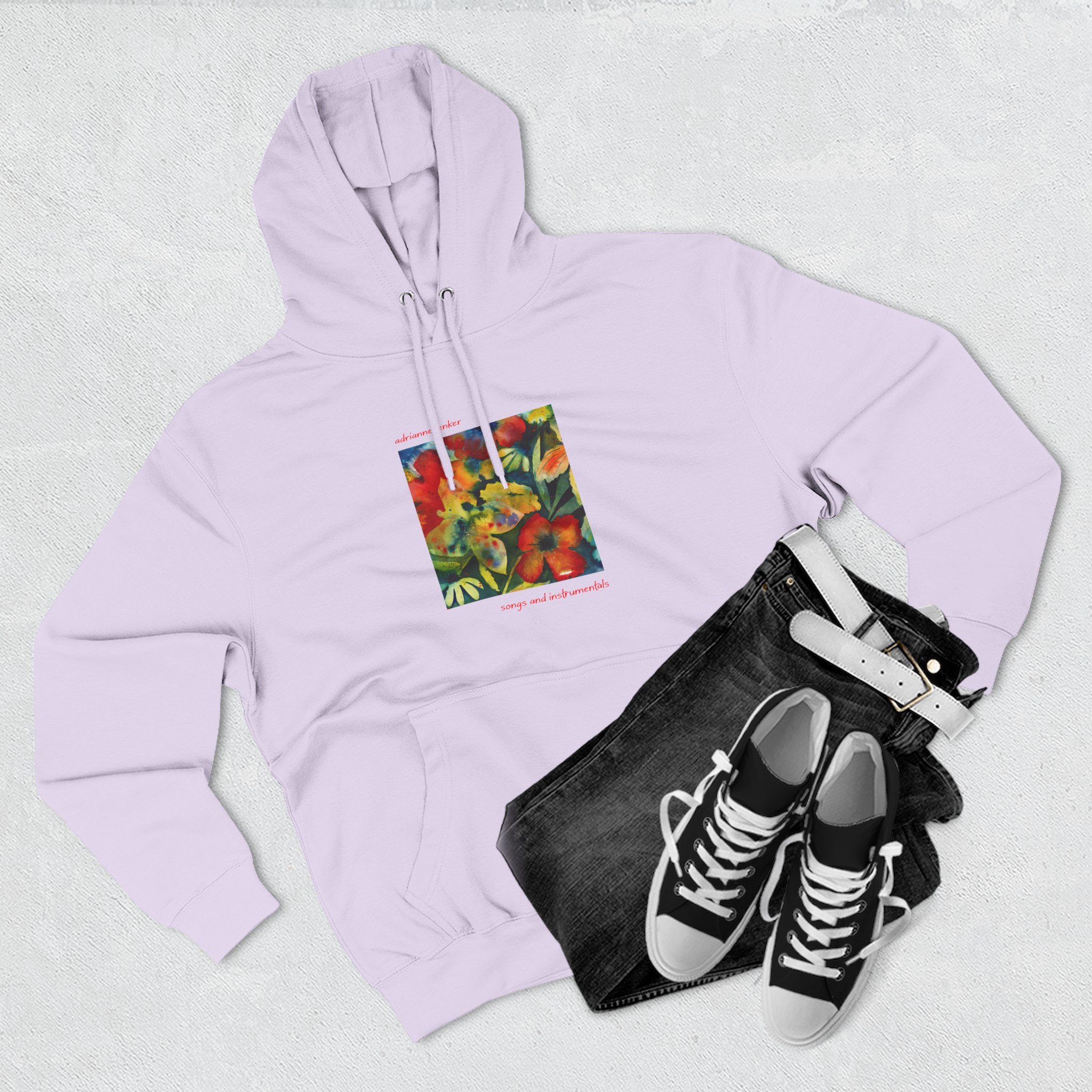 Adrianne Lenker Songs and Instrumentals Three-panel Fleece Hoodie