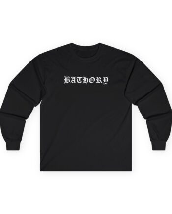 Bathory Logo Unisex Ultra Cotton Long Sleeve Tee