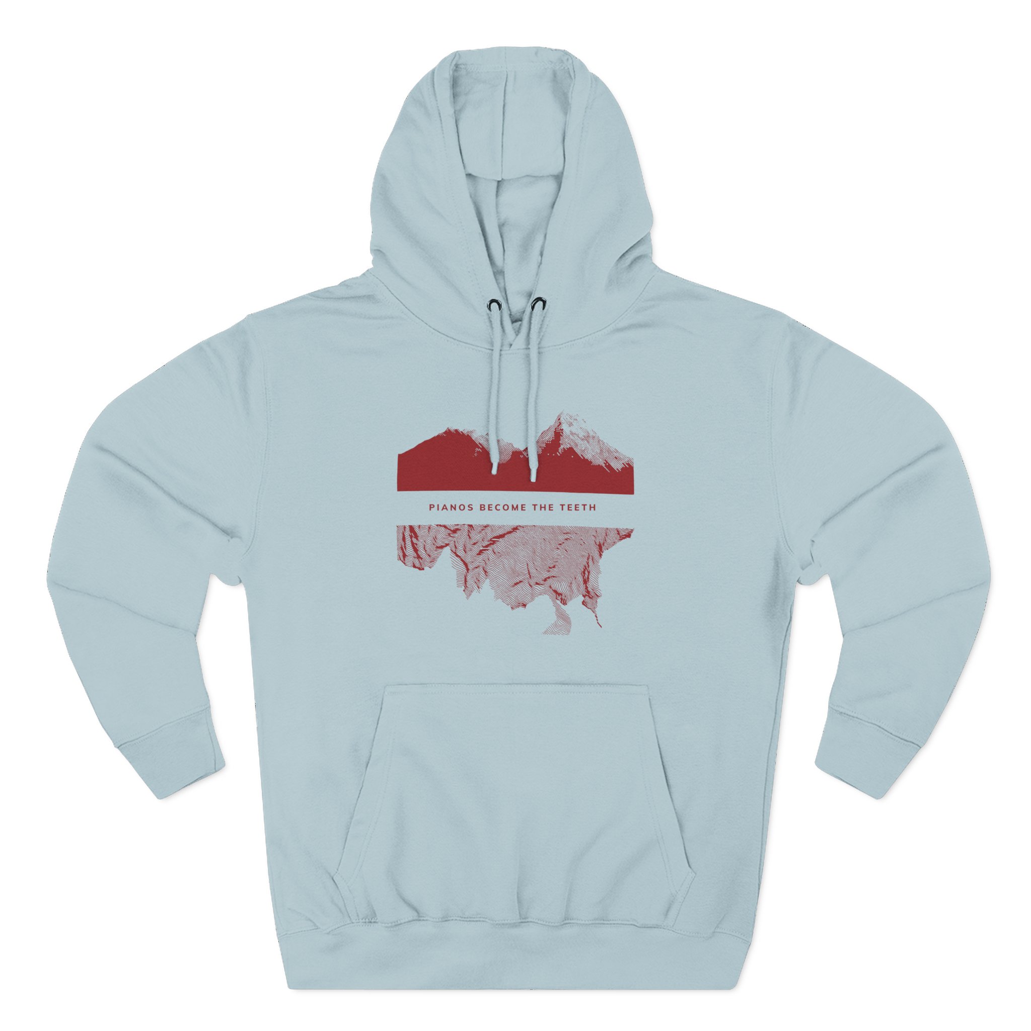 Pianos Become the Teeth Mountains Three-Panel Fleece Hoodie