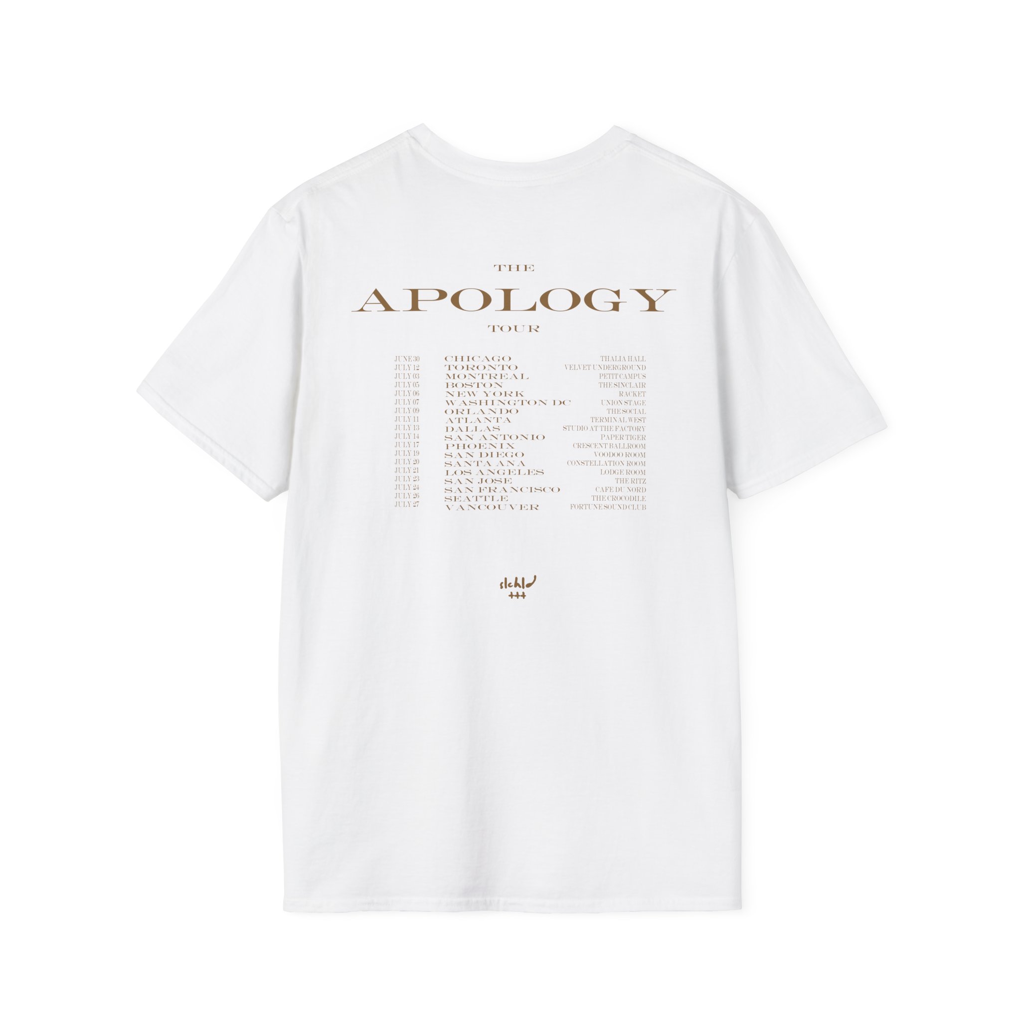 Wave to Earth Slchld 'apology' Na Tour Unisex Softstyle T-Shirt