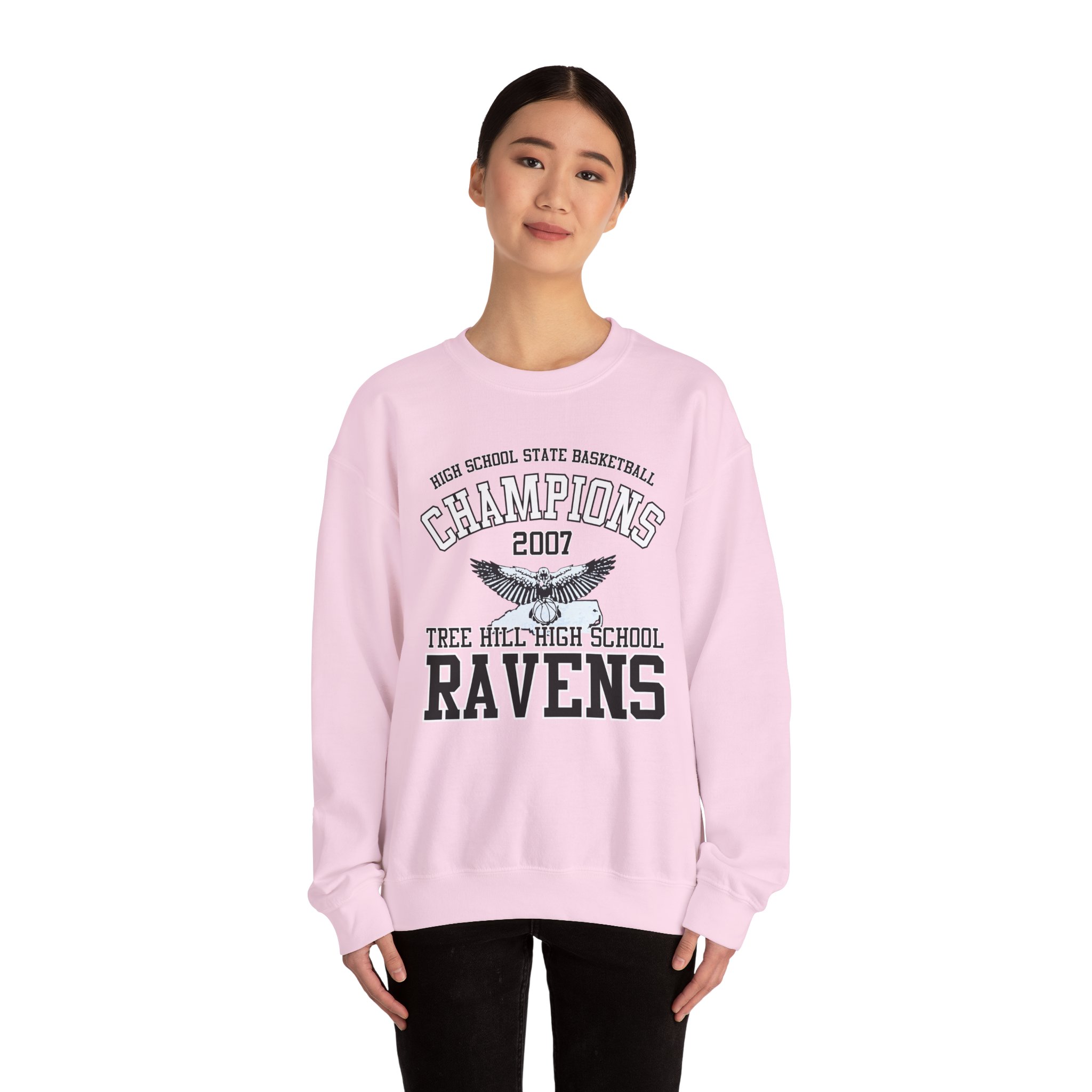 Tree Hill Ravens High School Champions One Tree Hill Unisex Heavy Blend Crewneck Sweatshirt