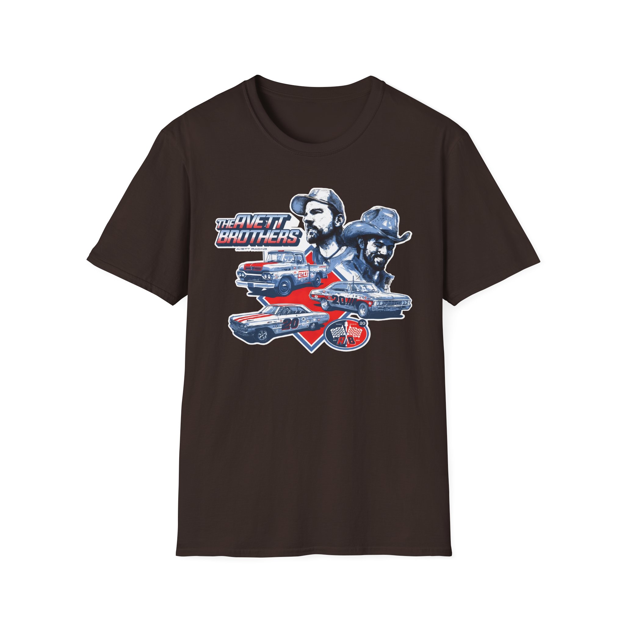 Avett Brothers Vintage Car Unisex Softstyle T-Shirt