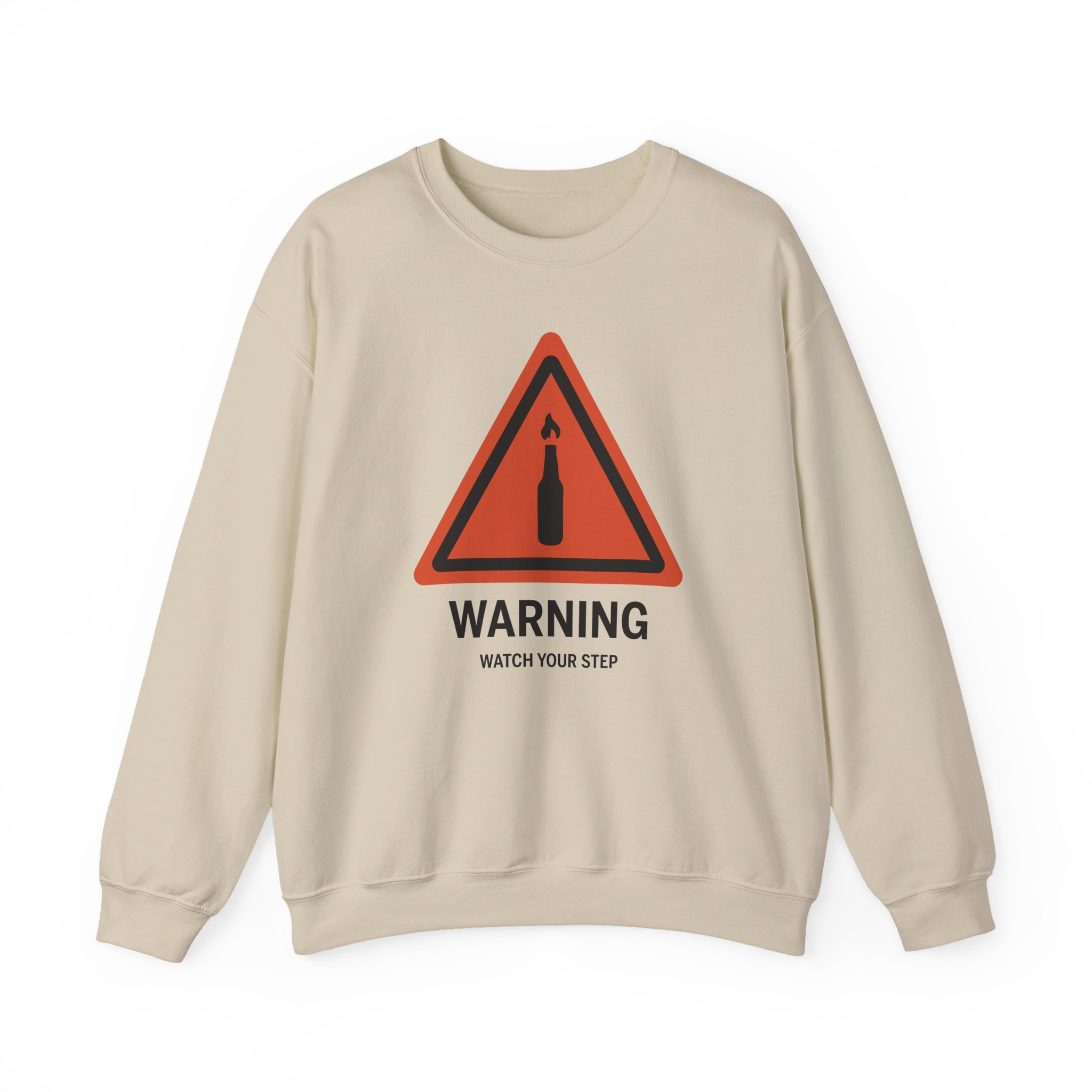 Summit1g Warning Watch Your Step Unisex Heavy Blendâ„¢ Crewneck Sweatshirt