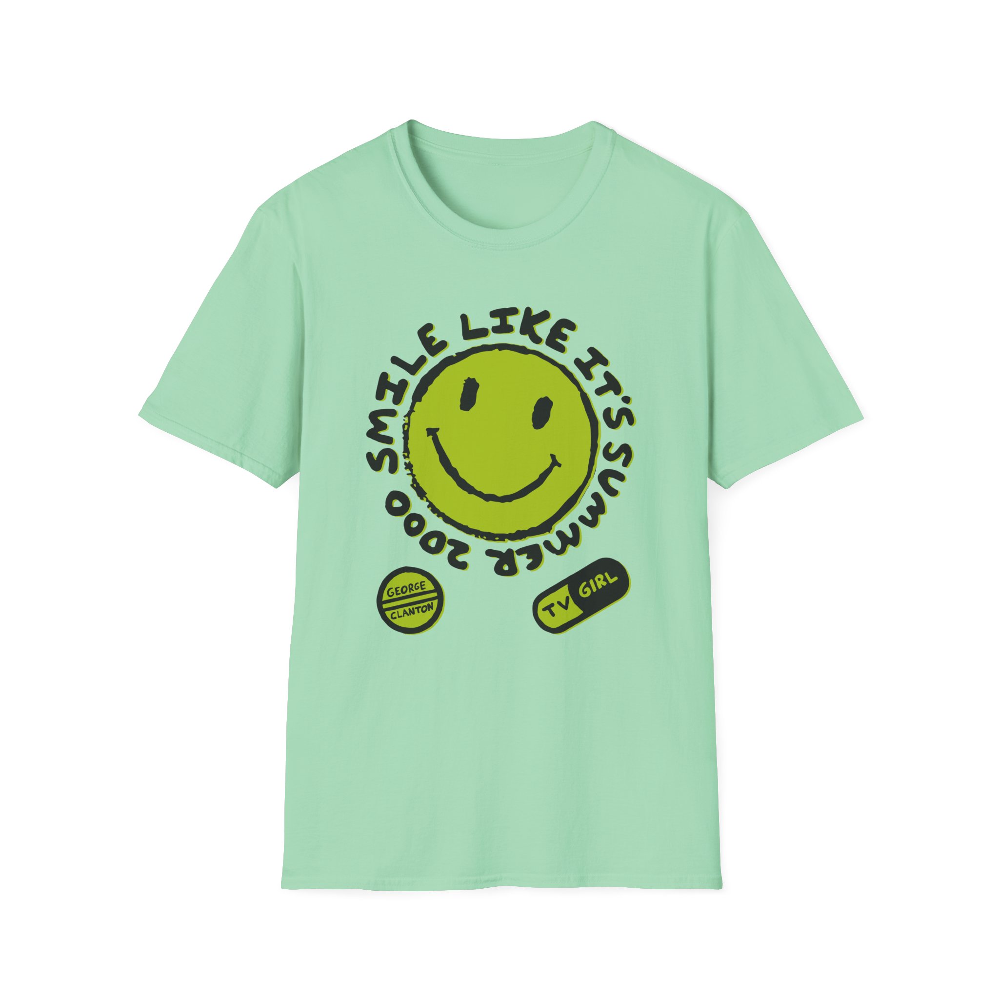 Tv Girl Smile Like It's Summer 2000 Unisex Softstyle T-Shirt