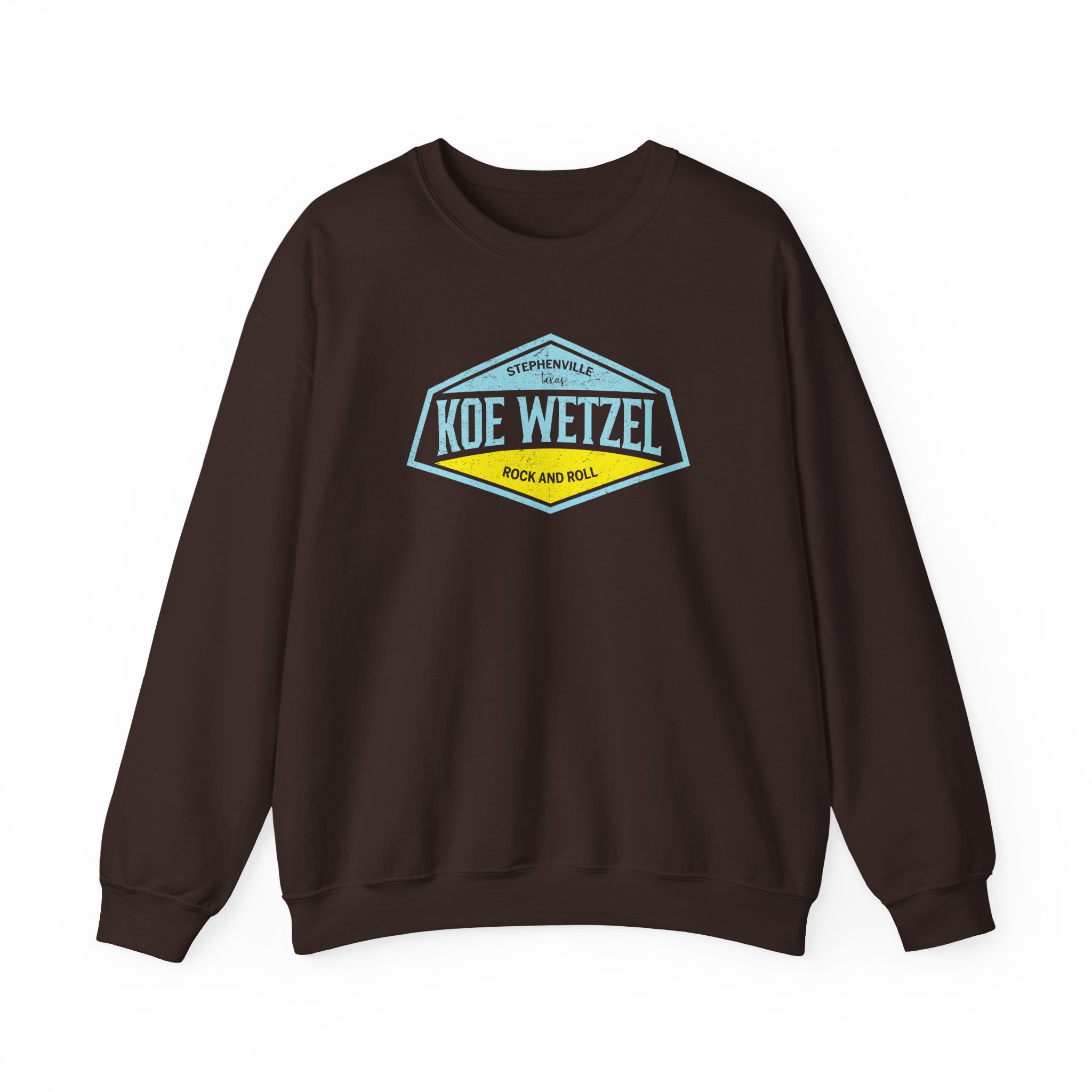 Koe Wetzel Stephenville Rock & Roll Unisex Heavy Blendâ„¢ Crewneck Sweatshirt