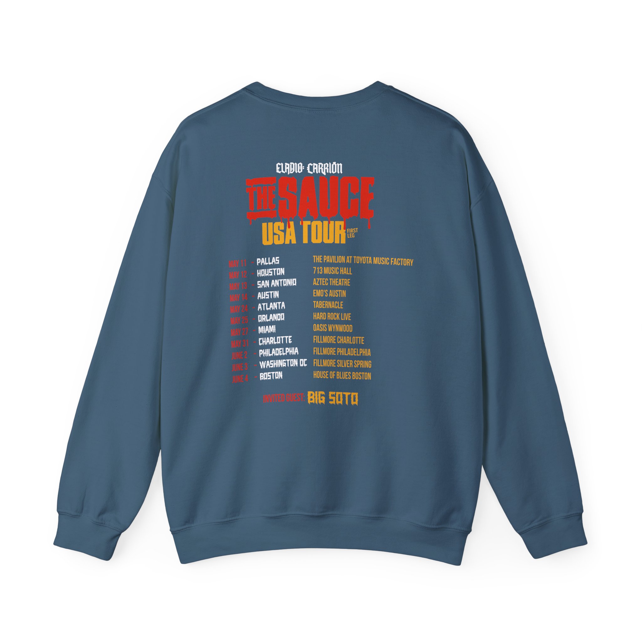 Sauce Boyz Usa Tour Unisex Heavy Blendâ„¢ Crewneck Sweatshirt