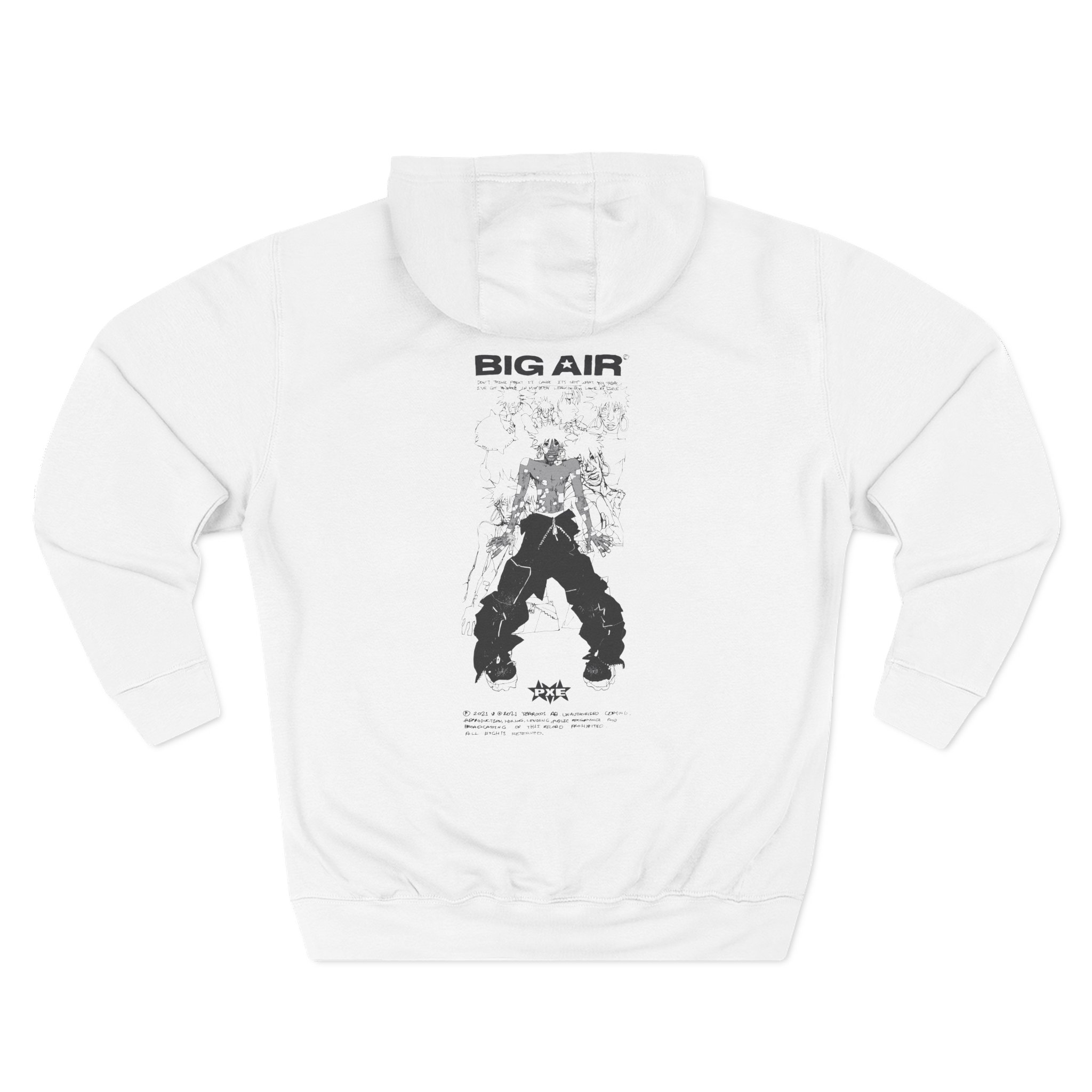 Ecco2k Pxe Three-Panel Fleece Hoodie