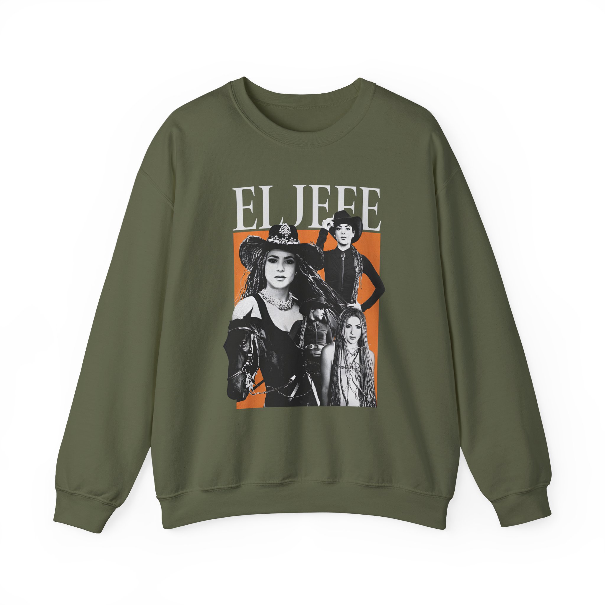 Shakira El Jefe Unisex Heavy Blendâ„¢ Crewneck Sweatshirt