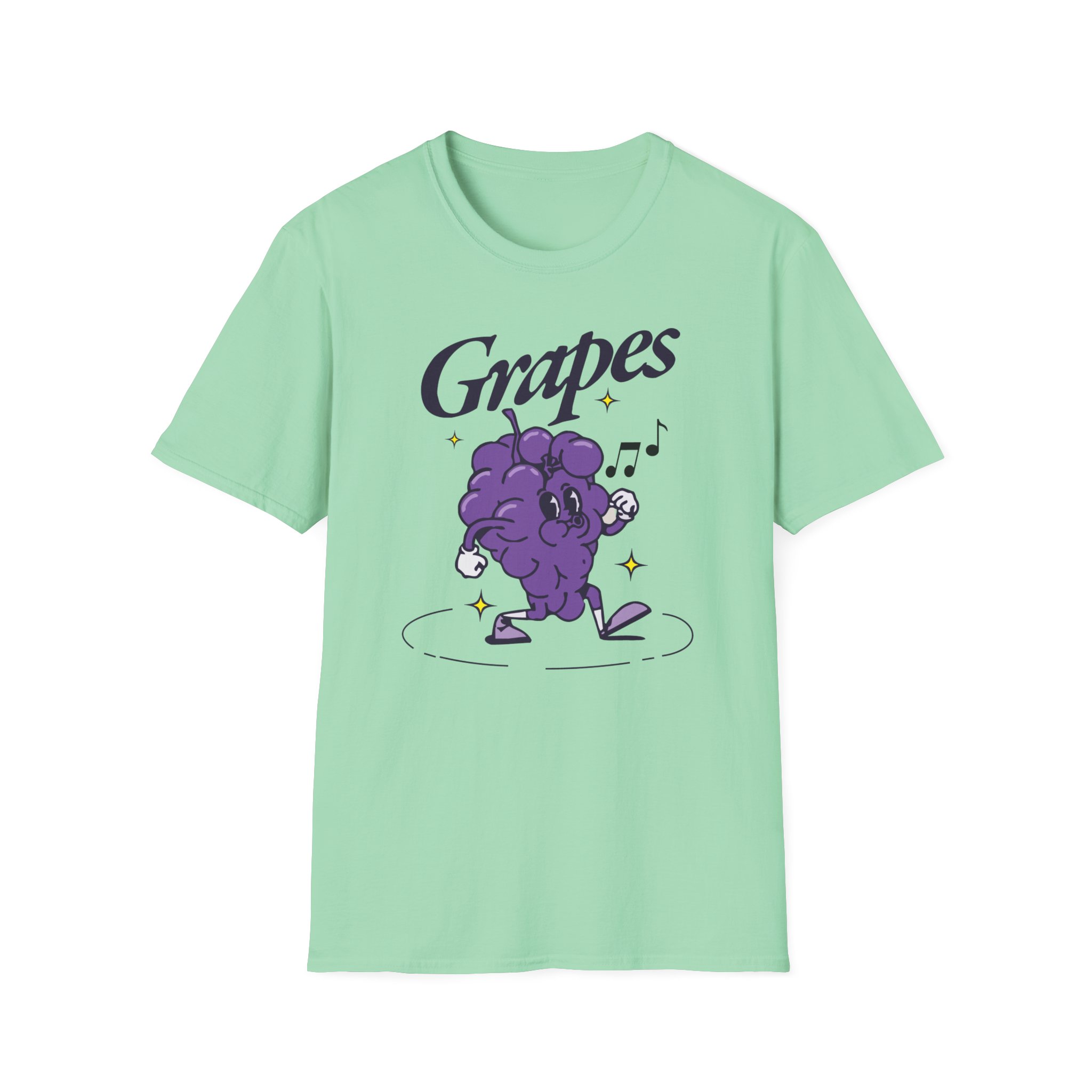 James Marriott Grapes Natural Unisex Softstyle T-Shirt