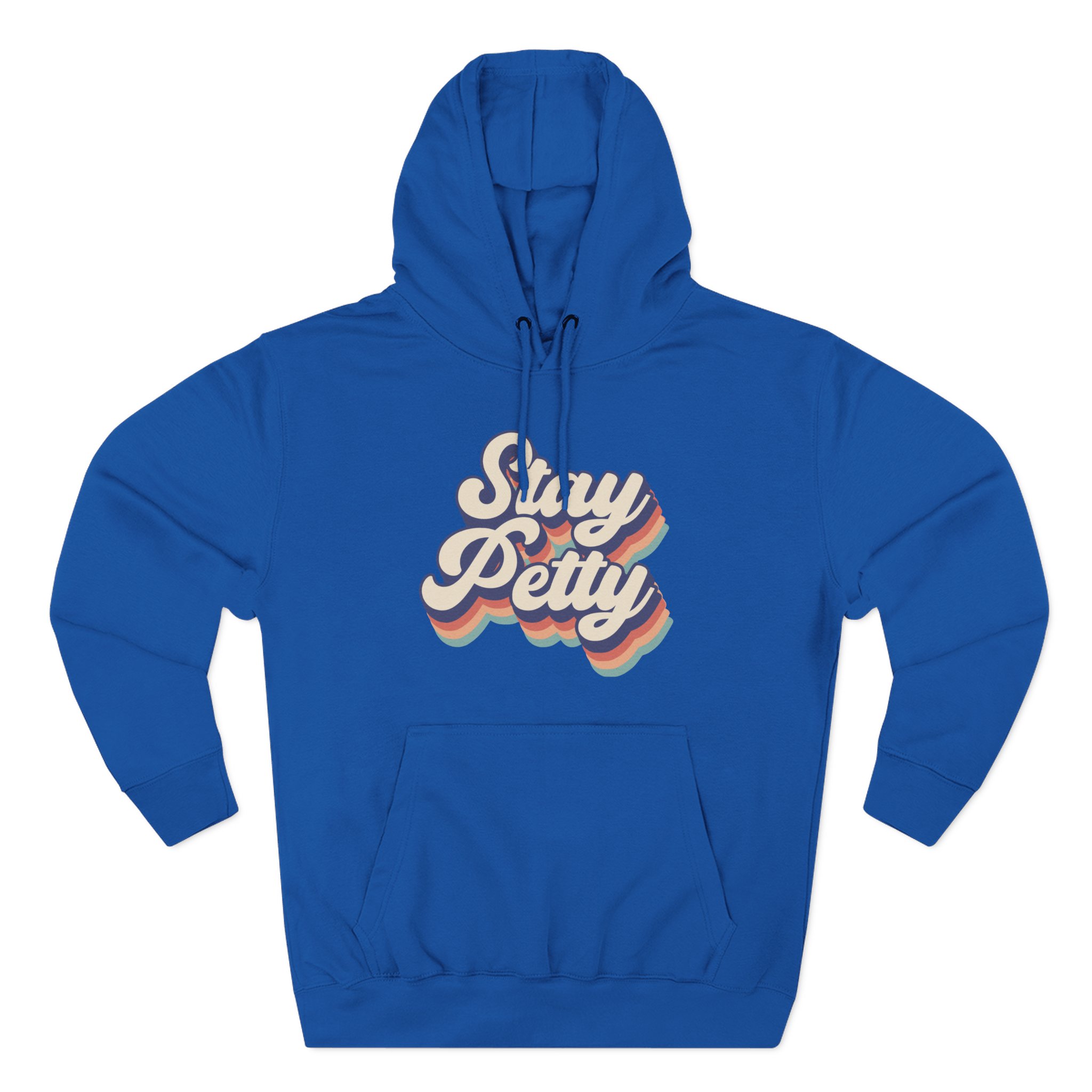 Charlotte Dobre Stay Petty Three-Panel Fleece Hoodie