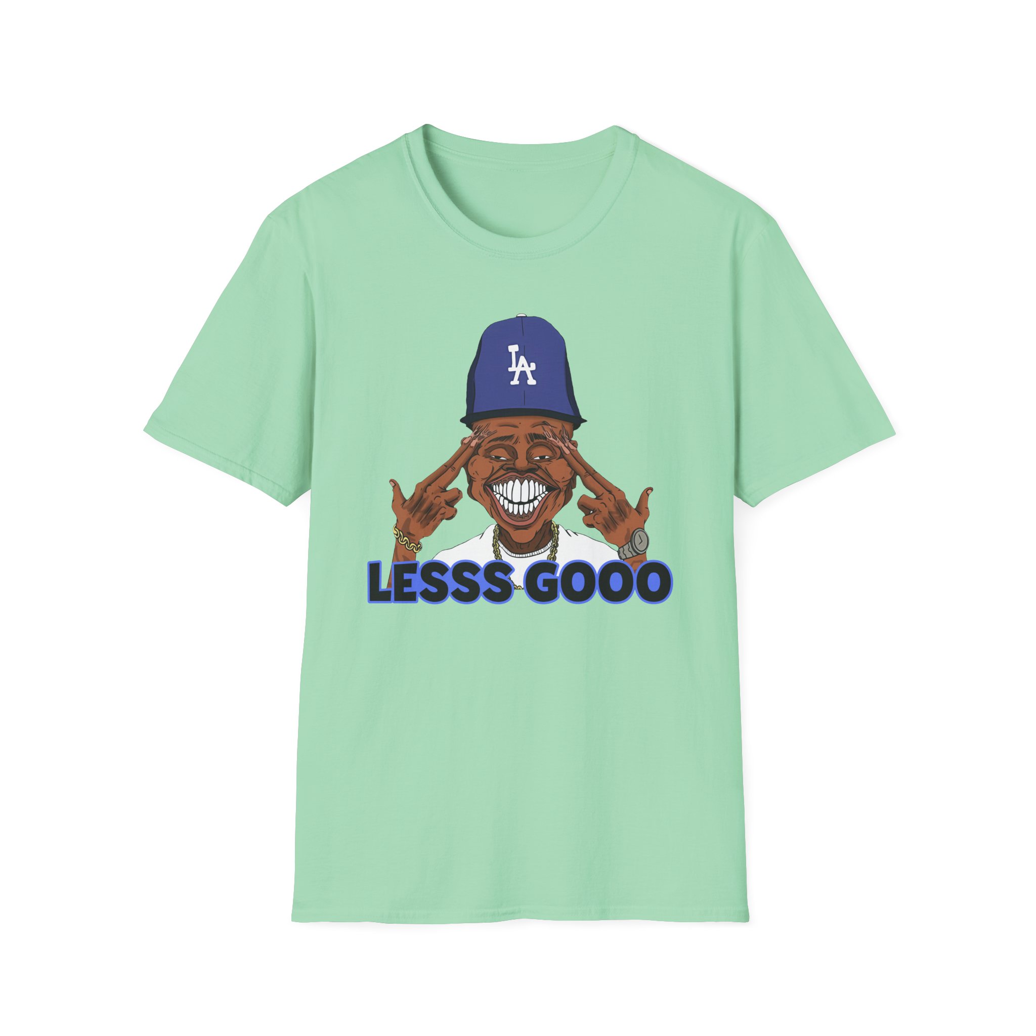 Papa Meat Lesss Gooo Unisex Softstyle T-Shirt