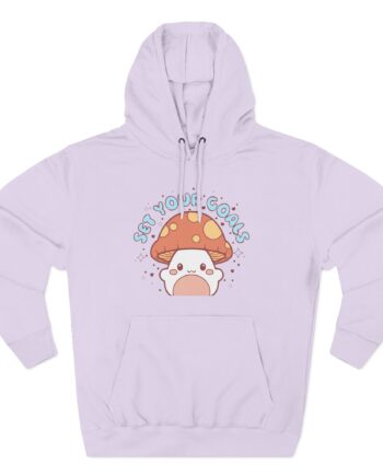 Set Your Goals Shroom Three-Panel Fleece Hoodie