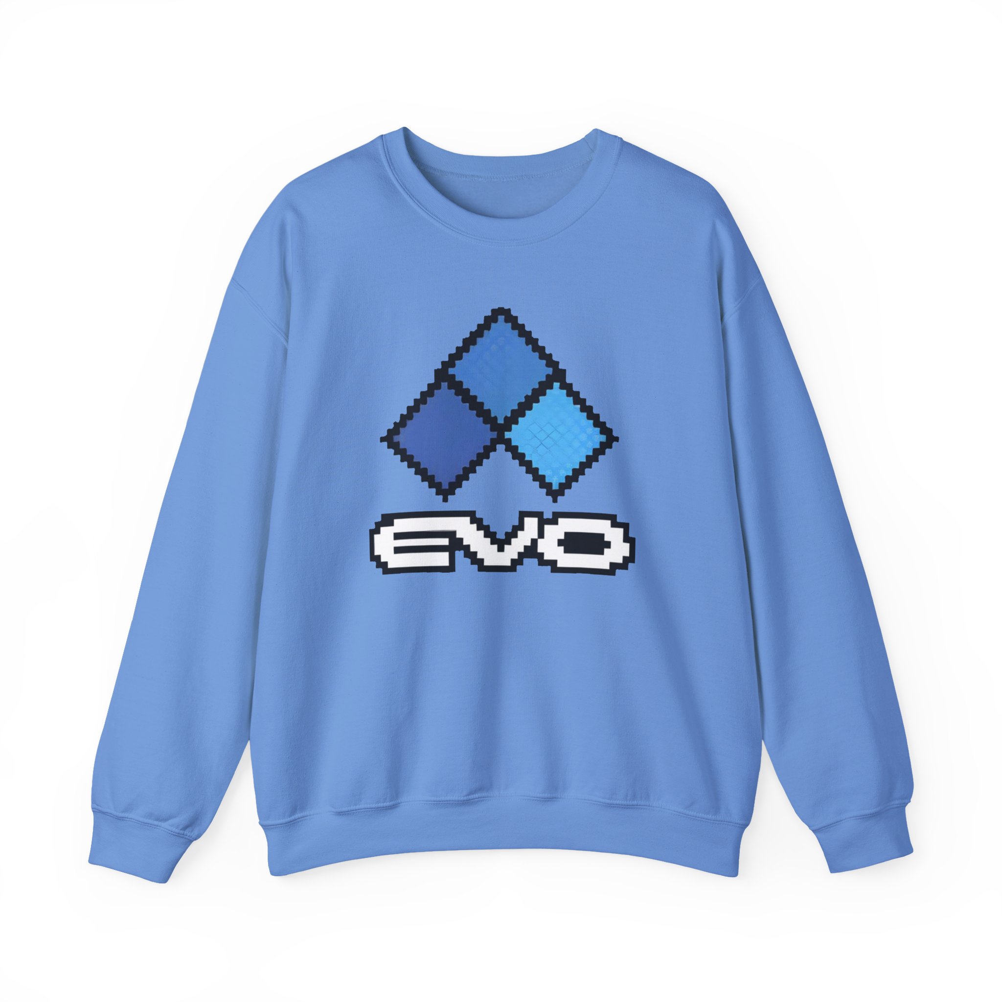 Evo 8 Bit Logo Returns Unisex Heavy Blendâ„¢ Crewneck Sweatshirt