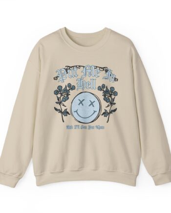 Kallmekris Put Me in Hell Unisex Heavy Blend™ Crewneck Sweatshirt