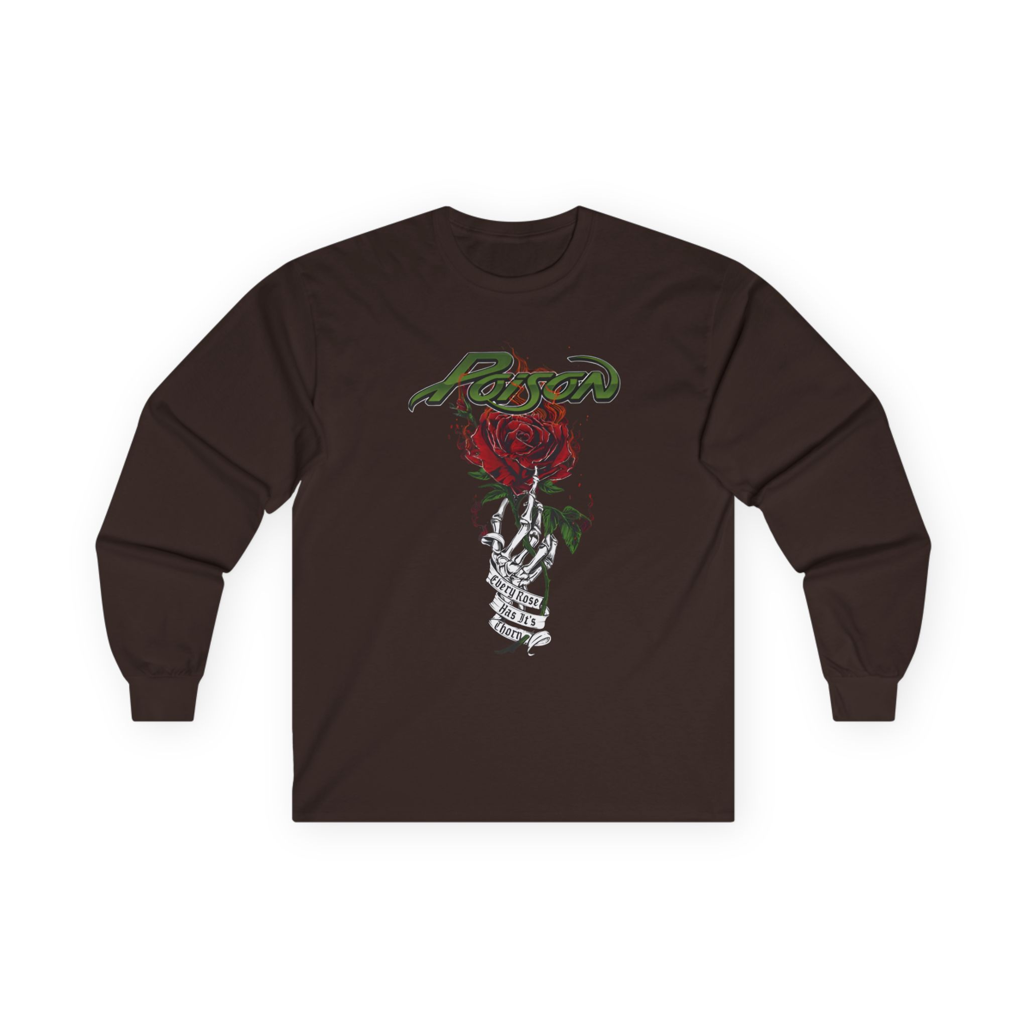 Poison Every Rose Has Its Thorn Unisex Ultra Cotton Long Sleeve Tee