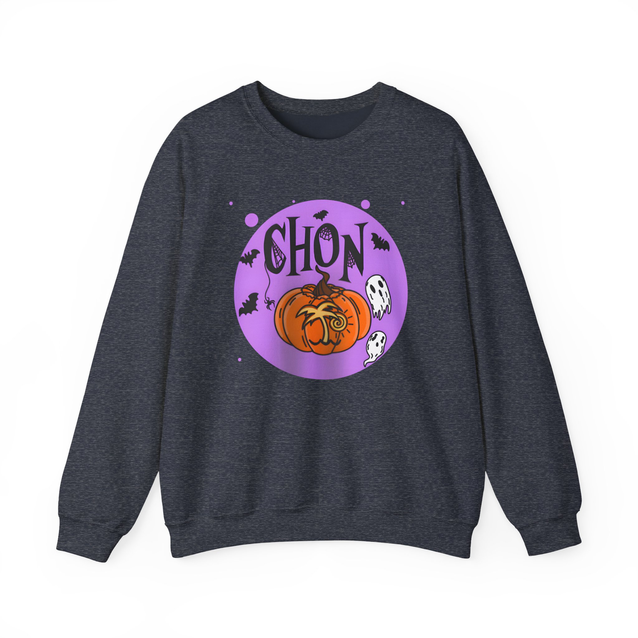 Chon Spooky Halloween Unisex Heavy Blendâ„¢ Crewneck Sweatshirt