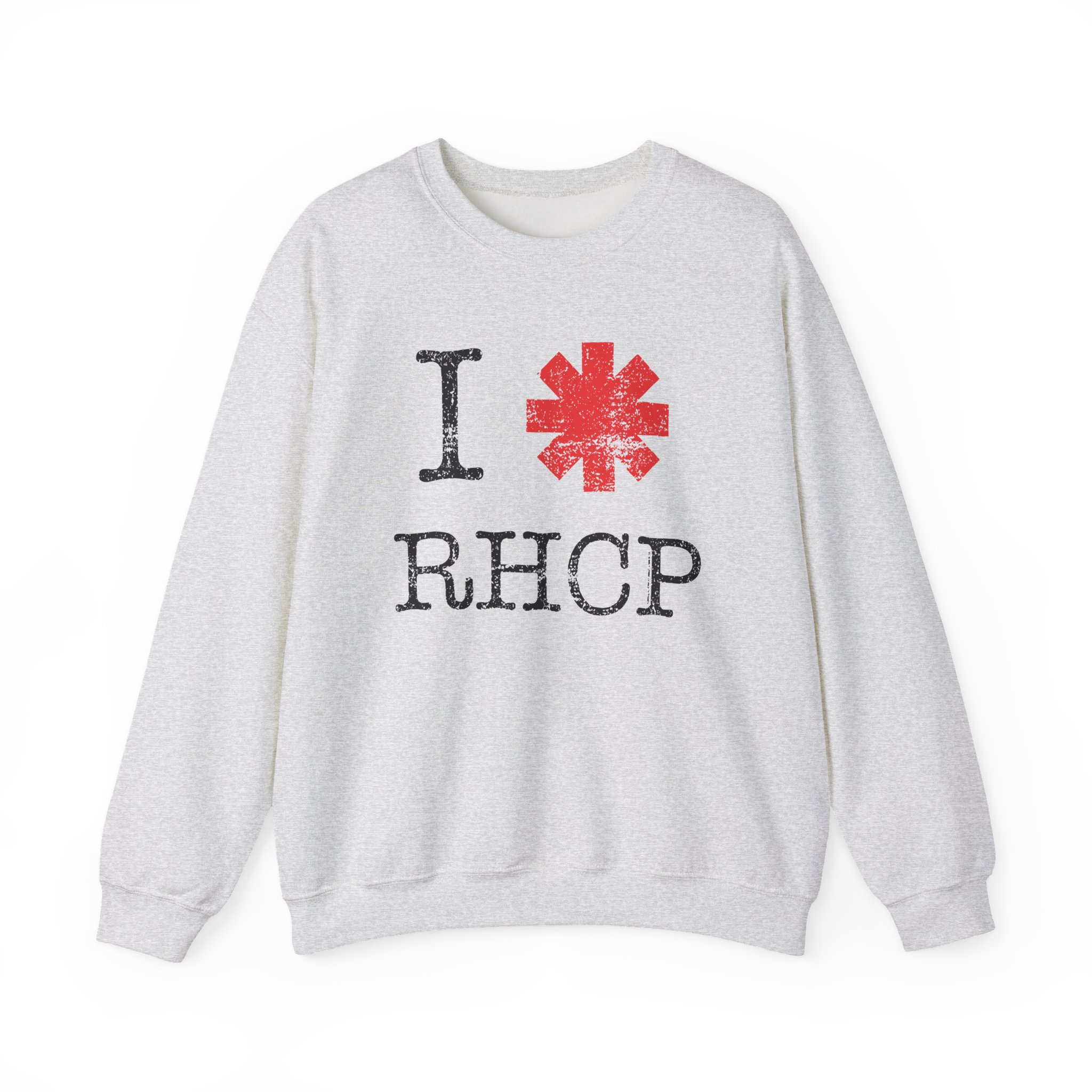 Red Hot Chili Peppers I Heart Rhcp Unisex Heavy Blendâ„¢ Crewneck Sweatshirt