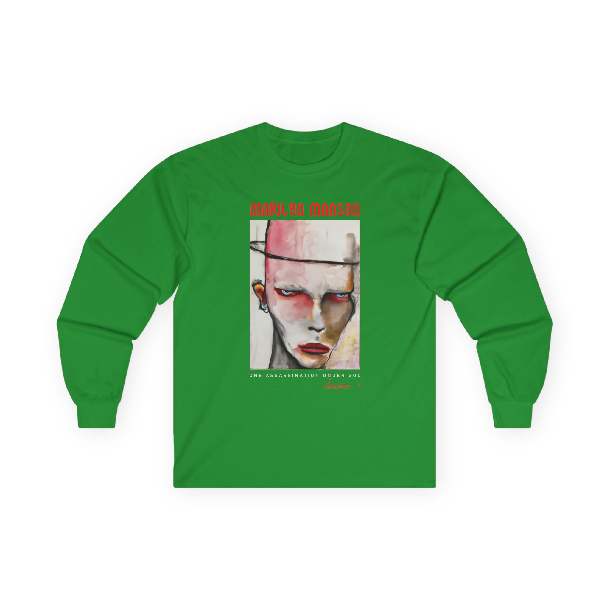 Marilyn Manson One Assassination Under God Unisex Ultra Cotton Long Sleeve Tee