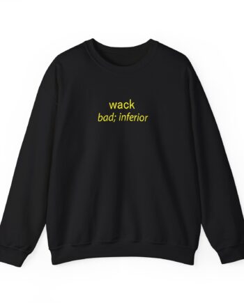 Tierra Whack Wack Bad Inferior Unisex Heavy Blend™ Crewneck Sweatshirt