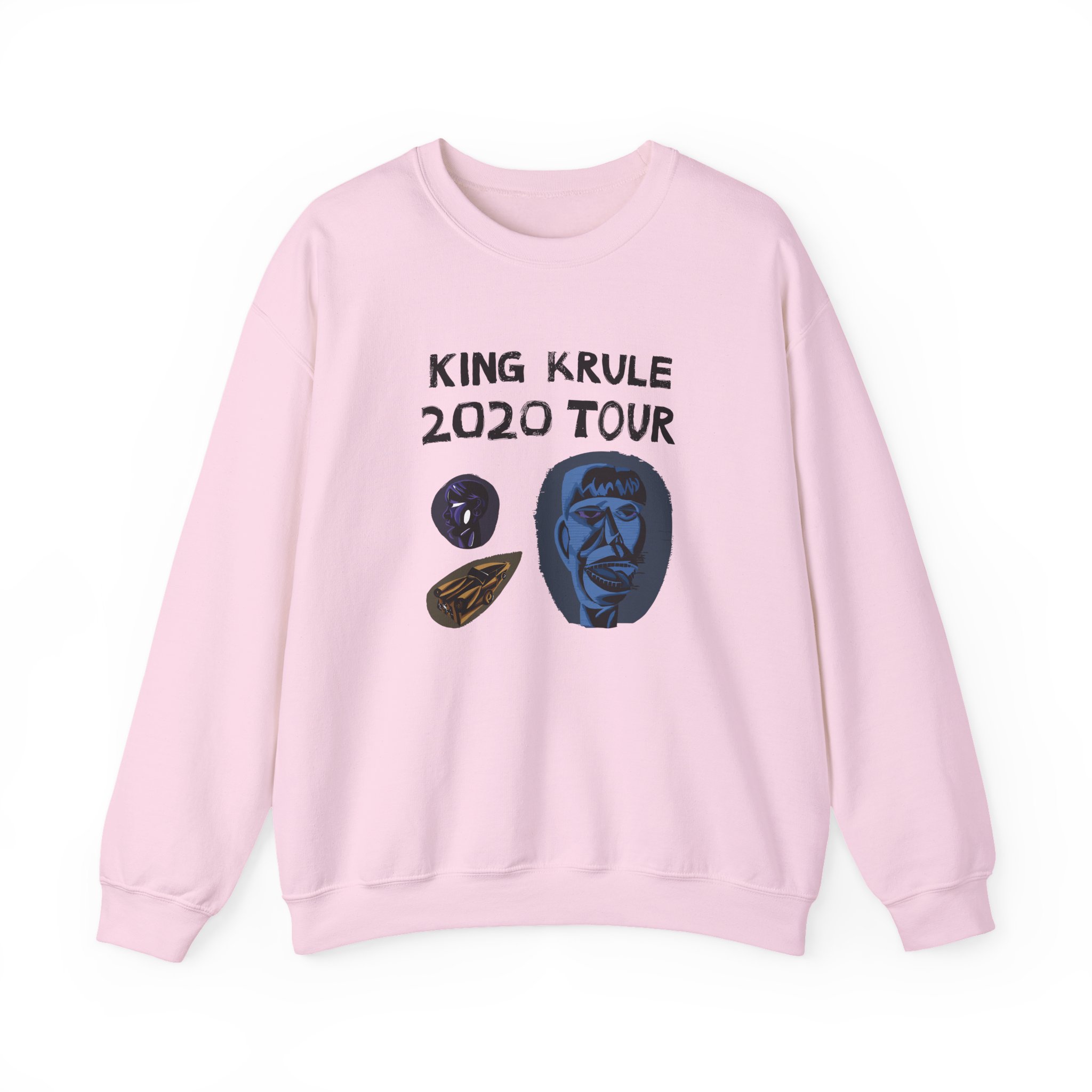 King Krule King Krule Tour Uk Europe Unisex Heavy Blendâ„¢ Crewneck Sweatshirt