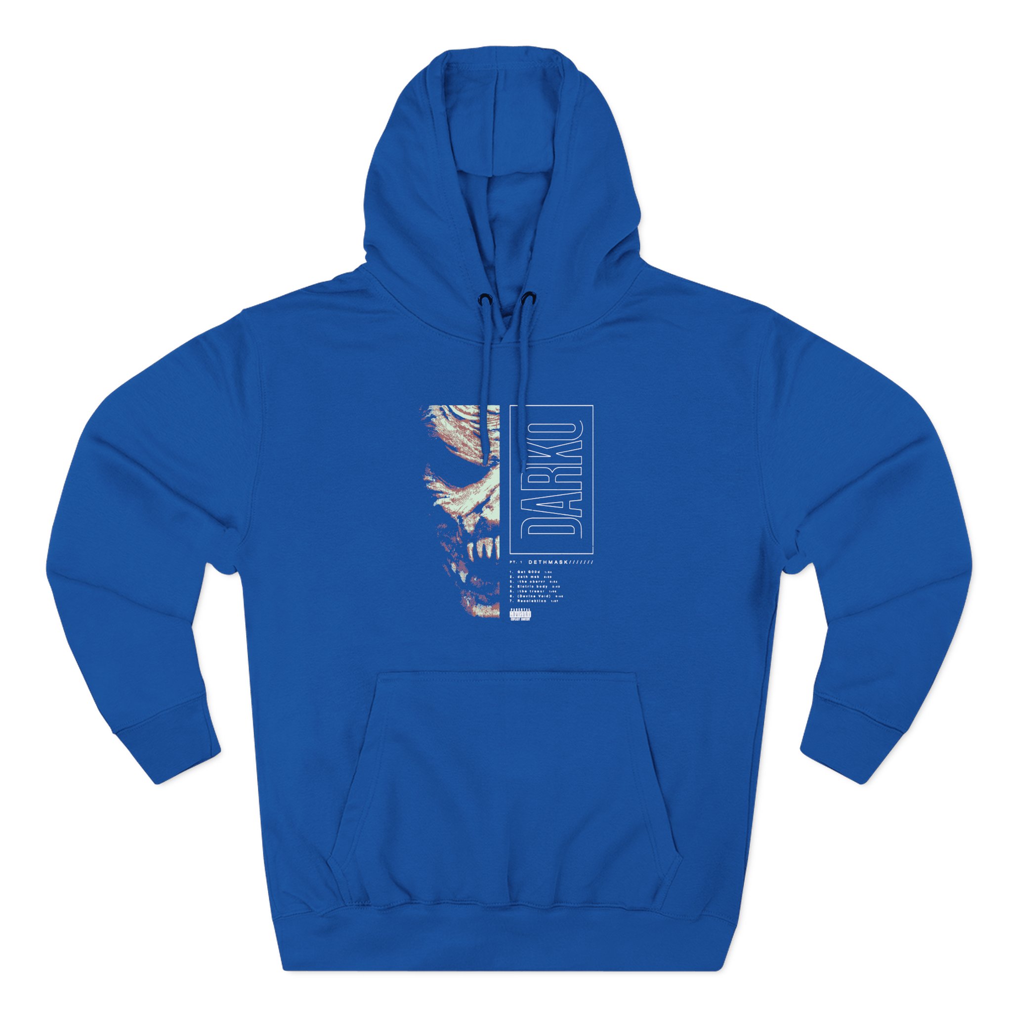 Darko Dethmask Pt 1 Three-Panel Fleece Hoodie