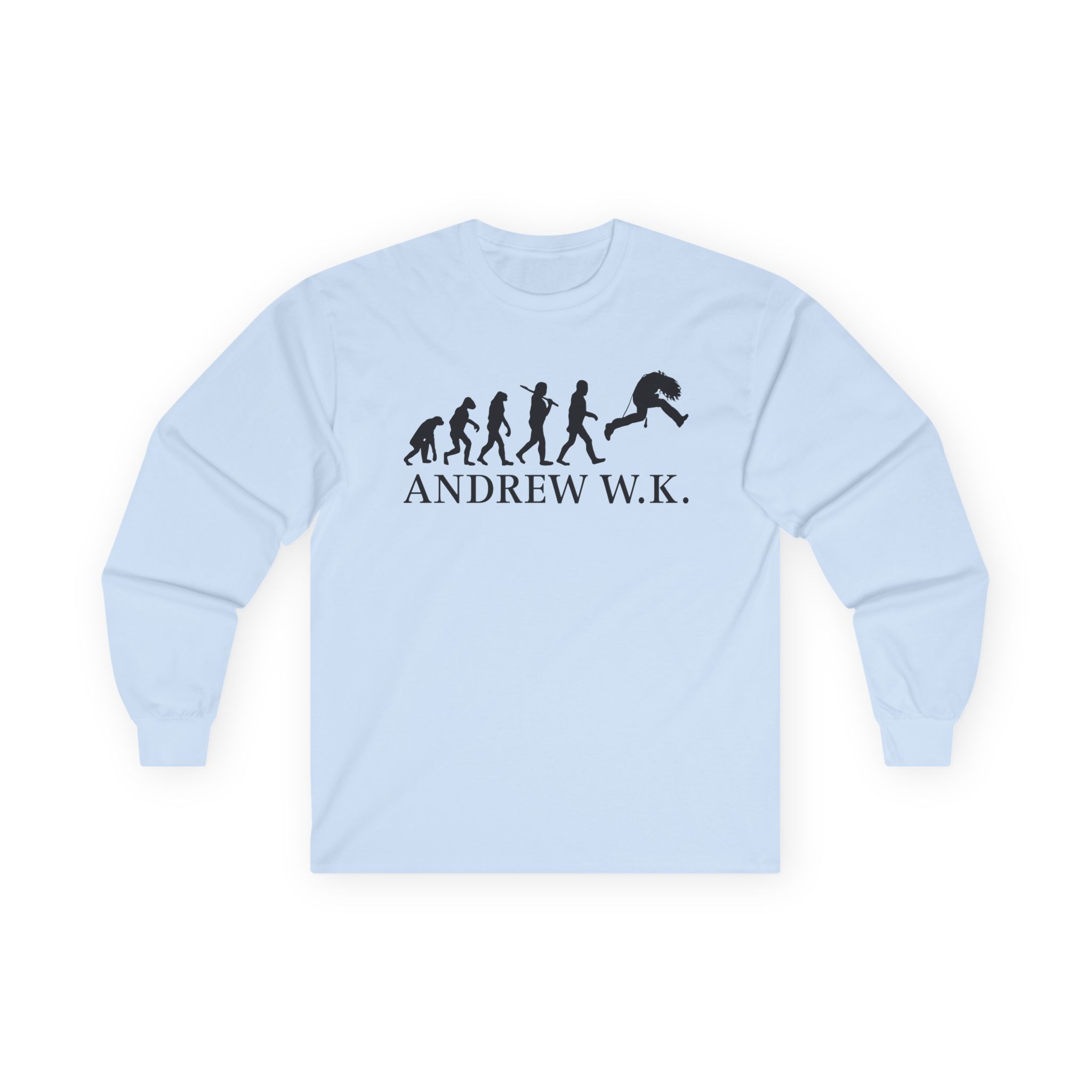 Andrew Wk Evolution of Partying Unisex Ultra Cotton Long Sleeve Tee