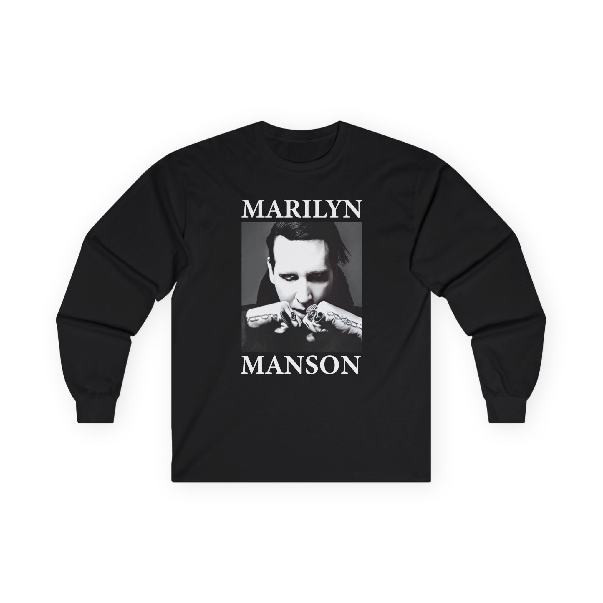 Marilyn Manson Fists Amplified Unisex Ultra Cotton Long Sleeve Tee
