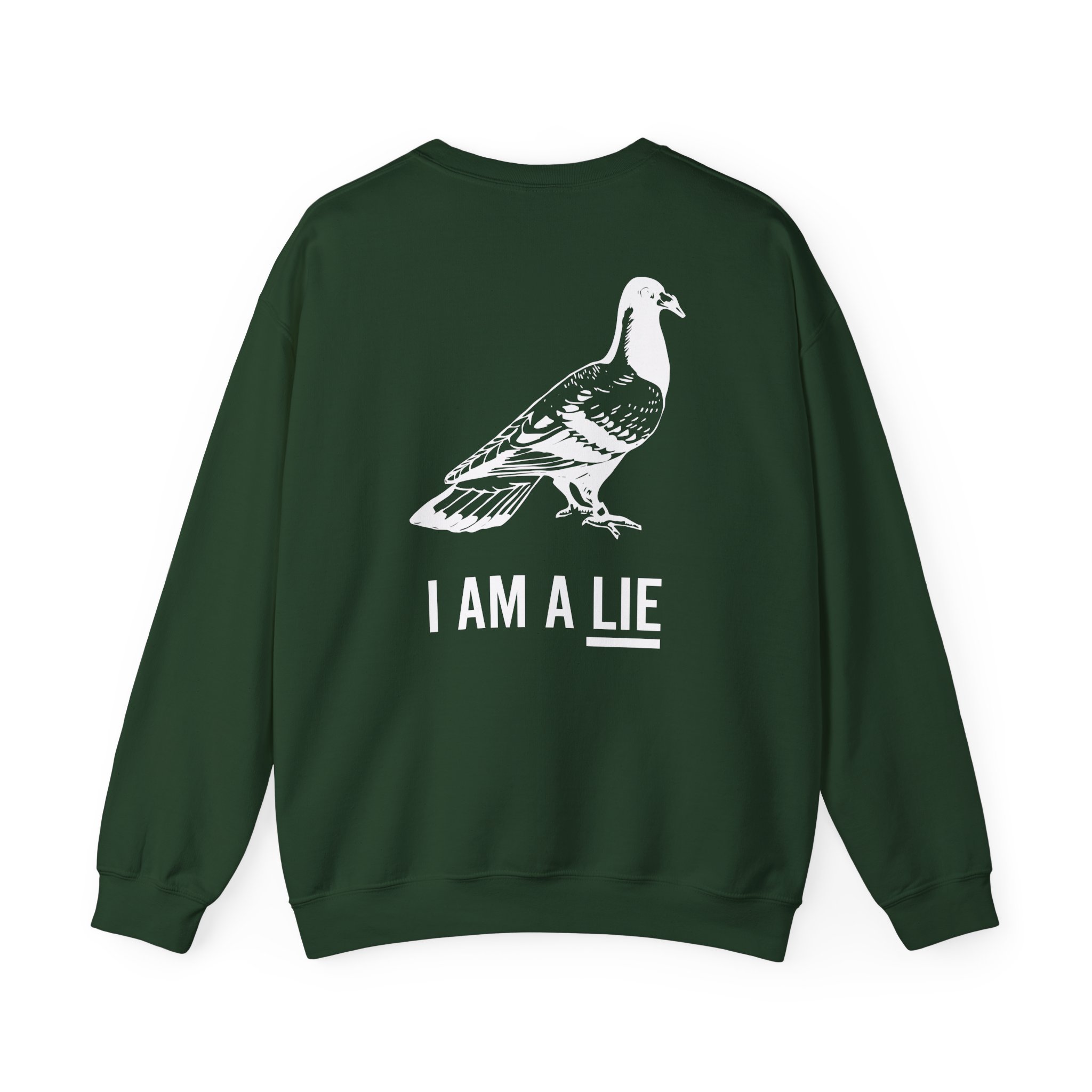 Birds Arent Real I am a Lie Unisex Heavy Blendâ„¢ Crewneck Sweatshirt