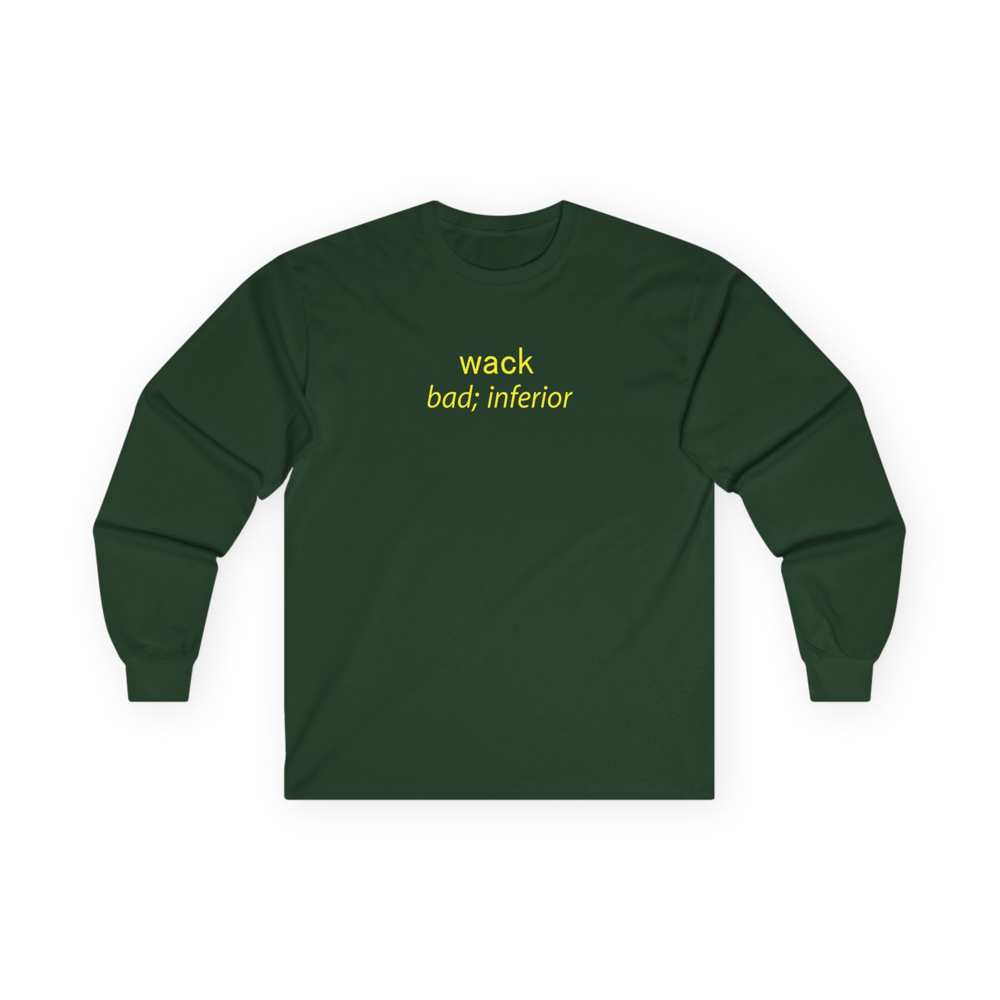 Tierra Whack Wack Bad Inferior Unisex Ultra Cotton Long Sleeve Tee