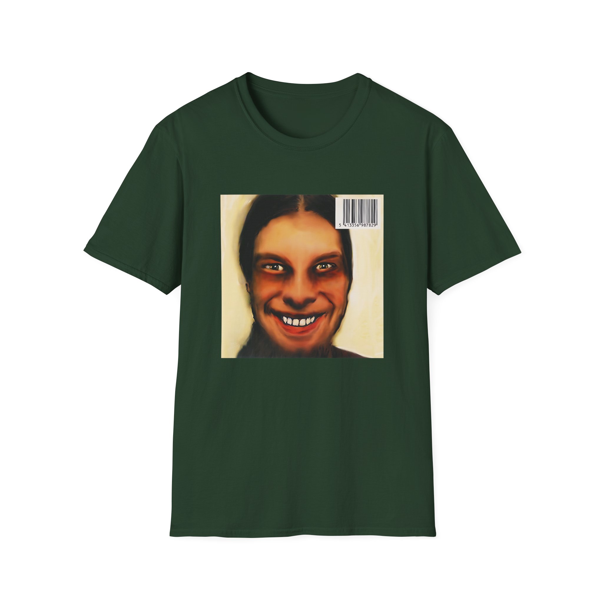 Aphex Twin I Care Because You Do Album Cover Unisex Softstyle T-Shirt