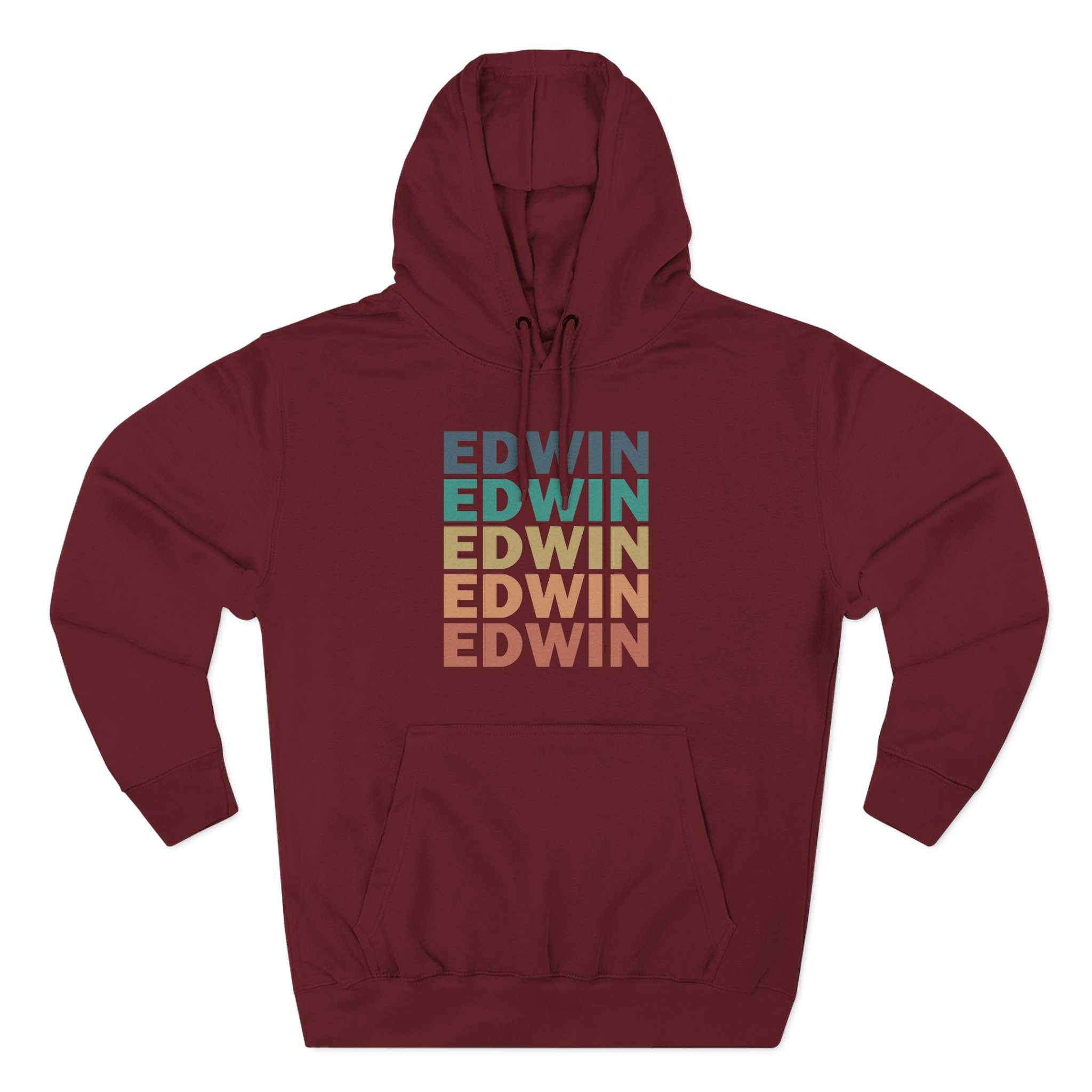 Edwin Rosen Retro Three-Panel Fleece Hoodie