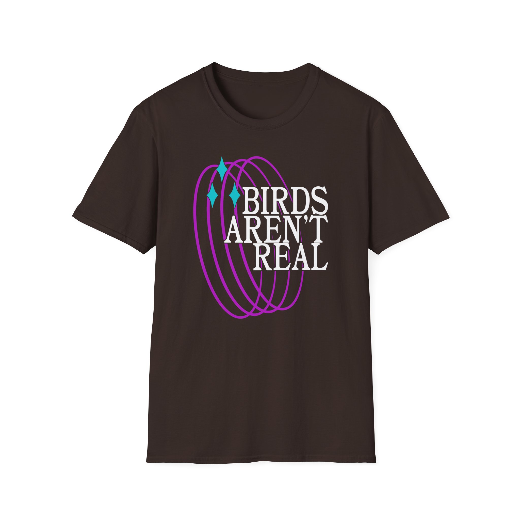 Birds Arent Real Unisex Softstyle T-Shirt