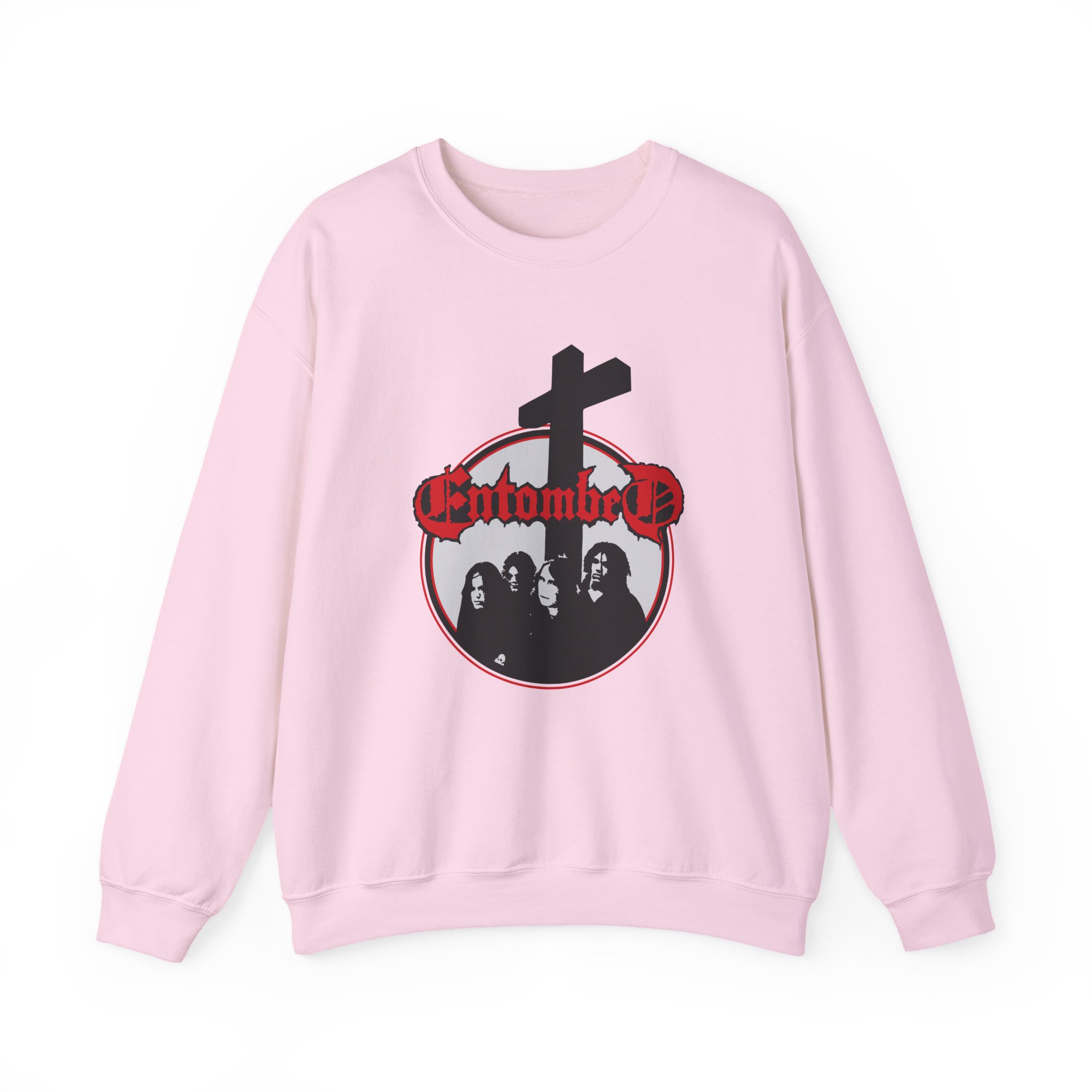 Entombed 3/4 Baseball Left Hand Unisex Heavy Blendâ„¢ Crewneck Sweatshirt