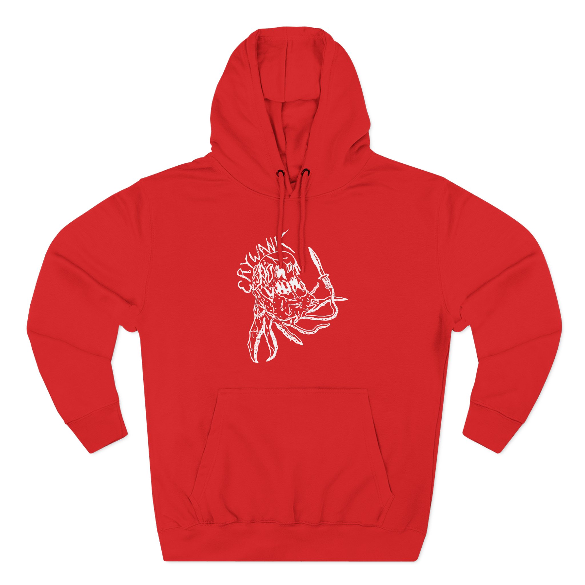 Crywank Three-Panel Fleece Hoodie
