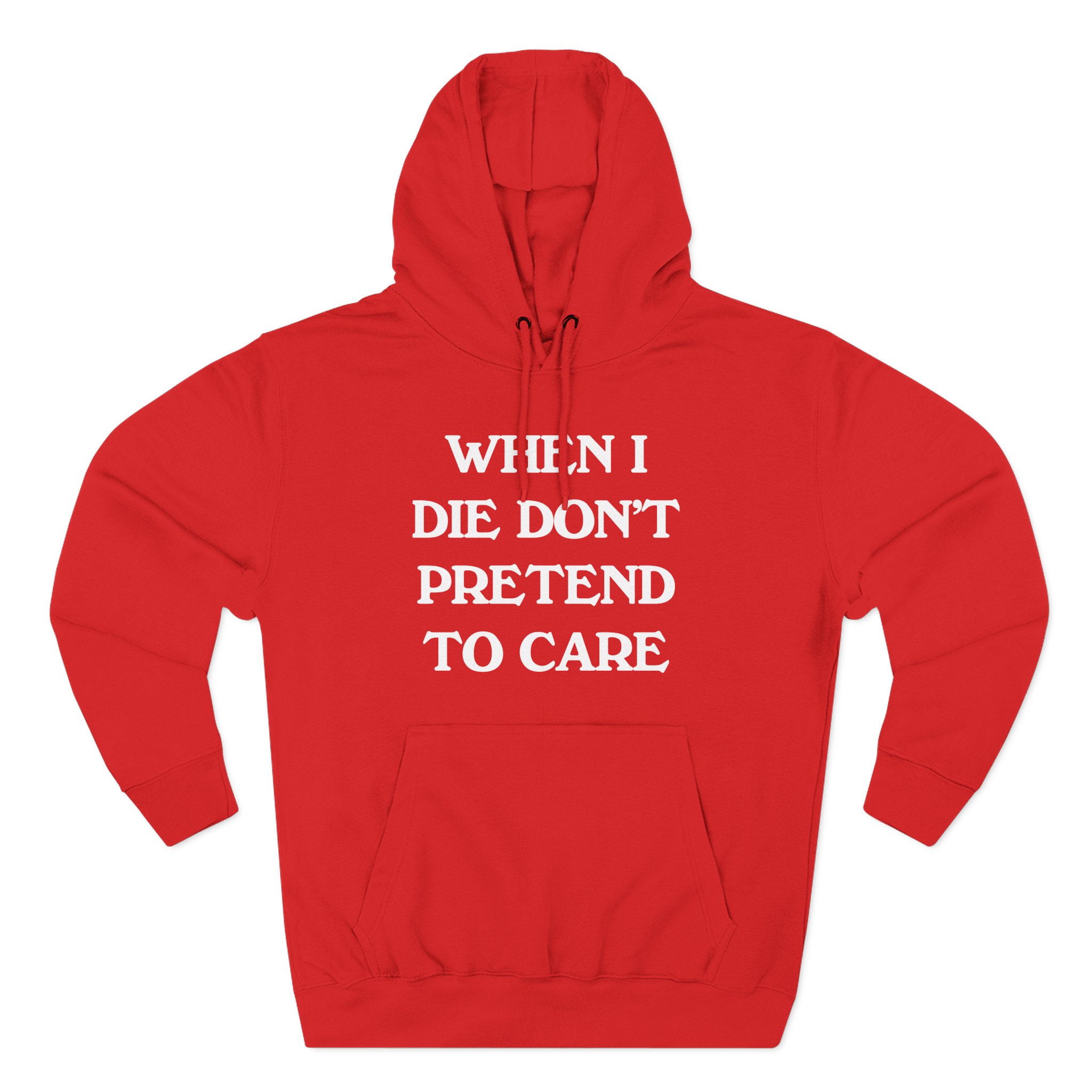 Tierra Whack When I Die Don't Pretend to Care Three-Panel Fleece Hoodie