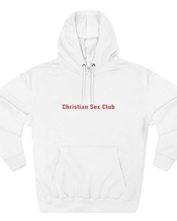 Saint Jhn Christian Sex Club Essentia Three-Panel Fleece Hoodie