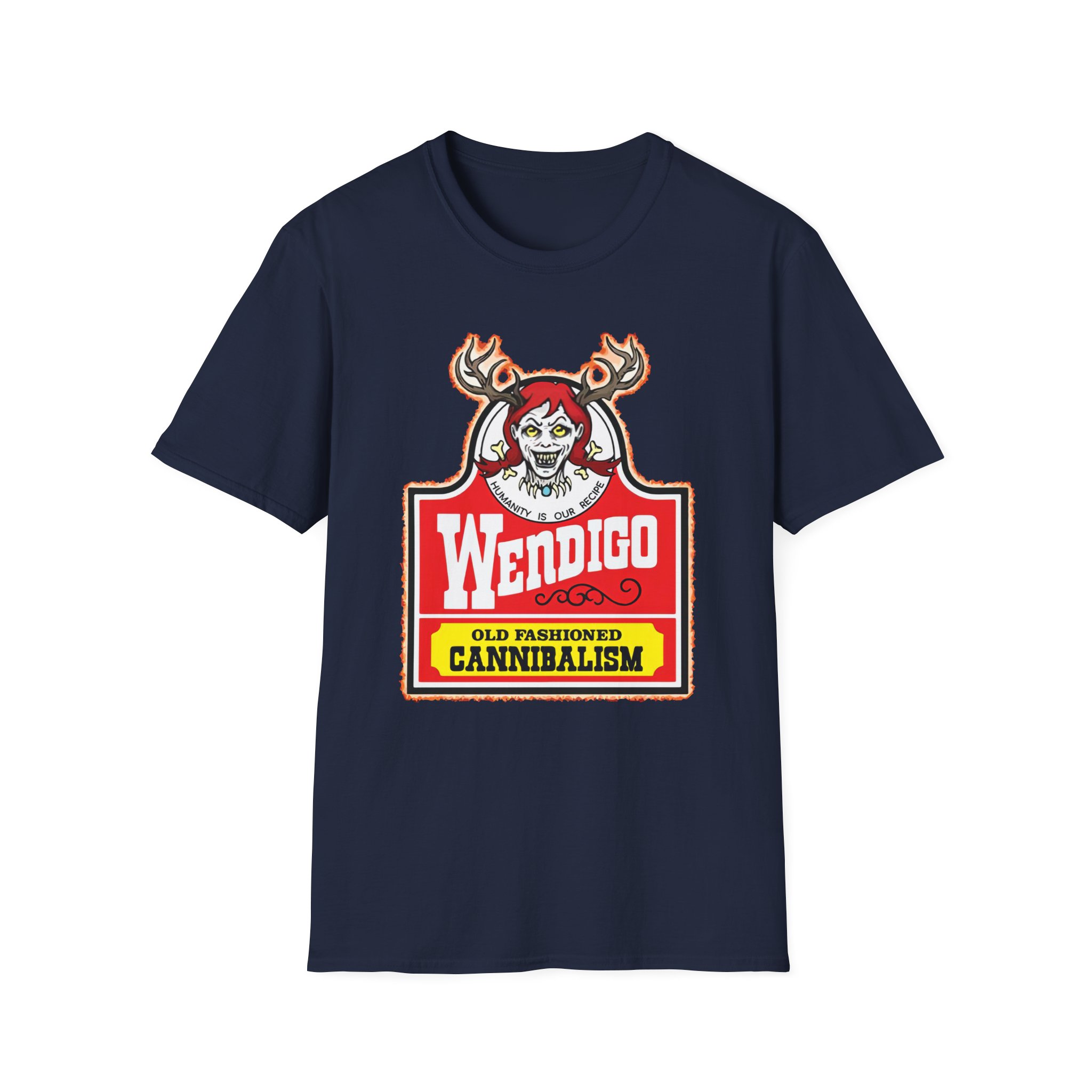 Wendigo Old Fashioned Cannibalism Unisex Softstyle T-Shirt