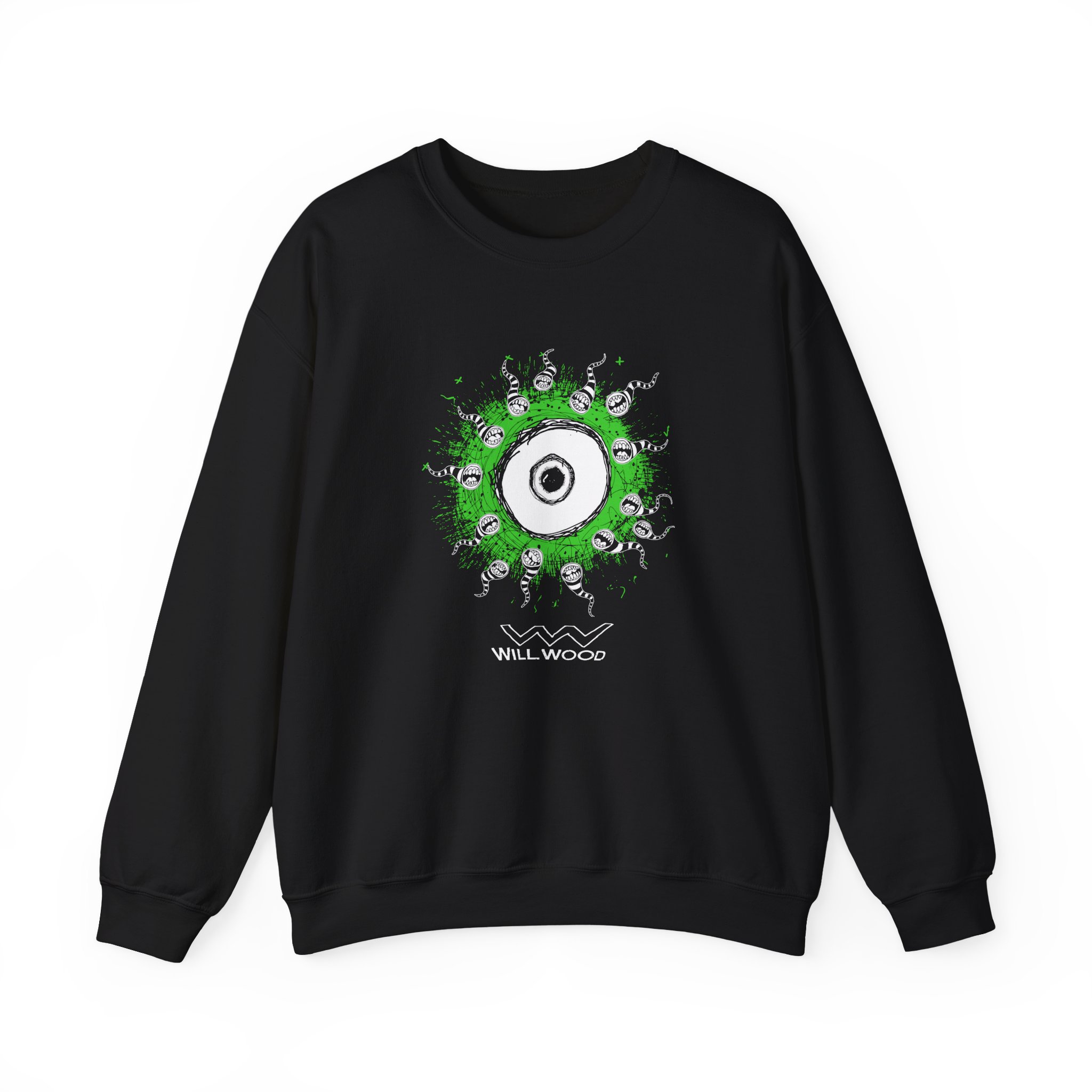 Will Wood Eye Unisex Heavy Blendâ„¢ Crewneck Sweatshirt