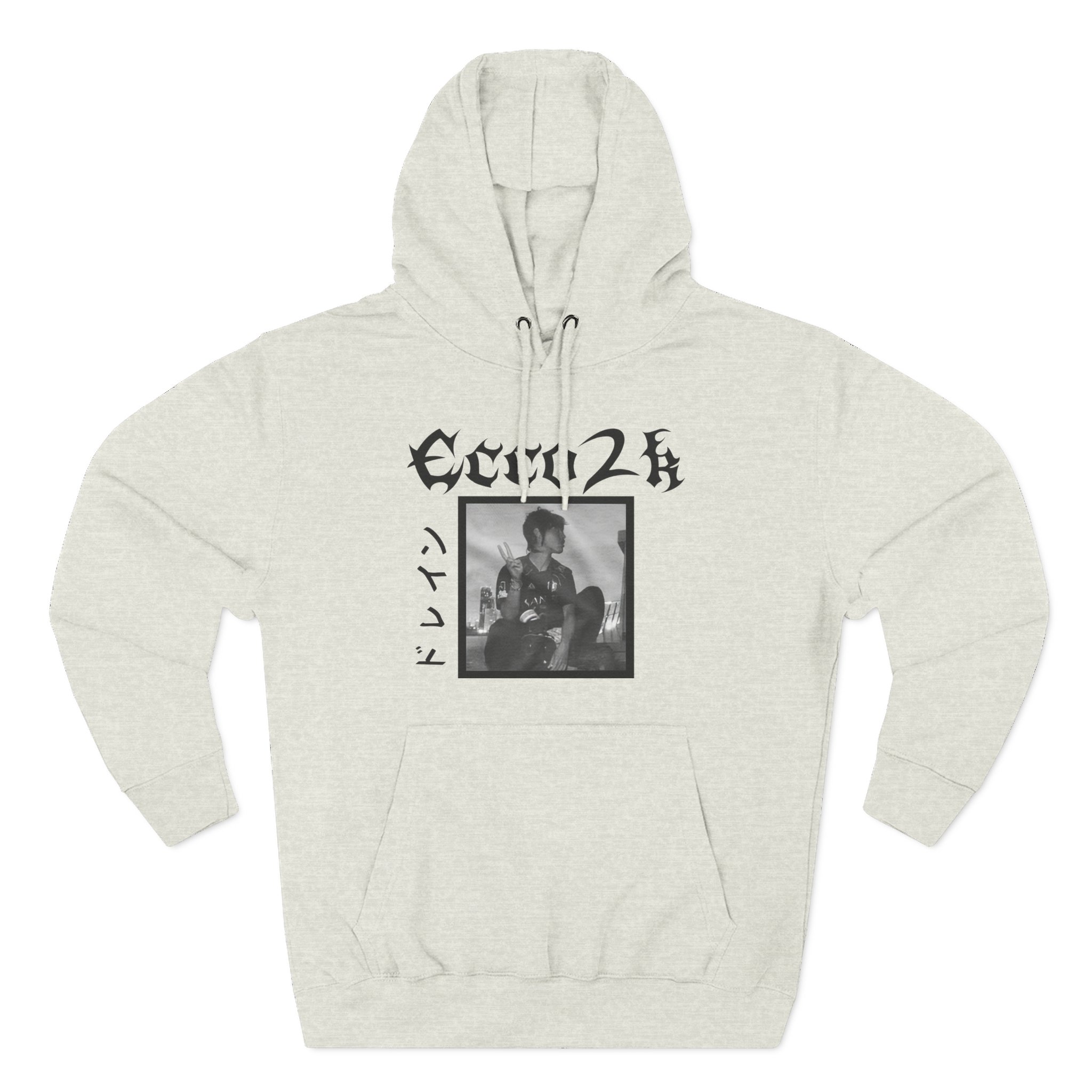 Ecco2k Three-Panel Fleece Hoodie