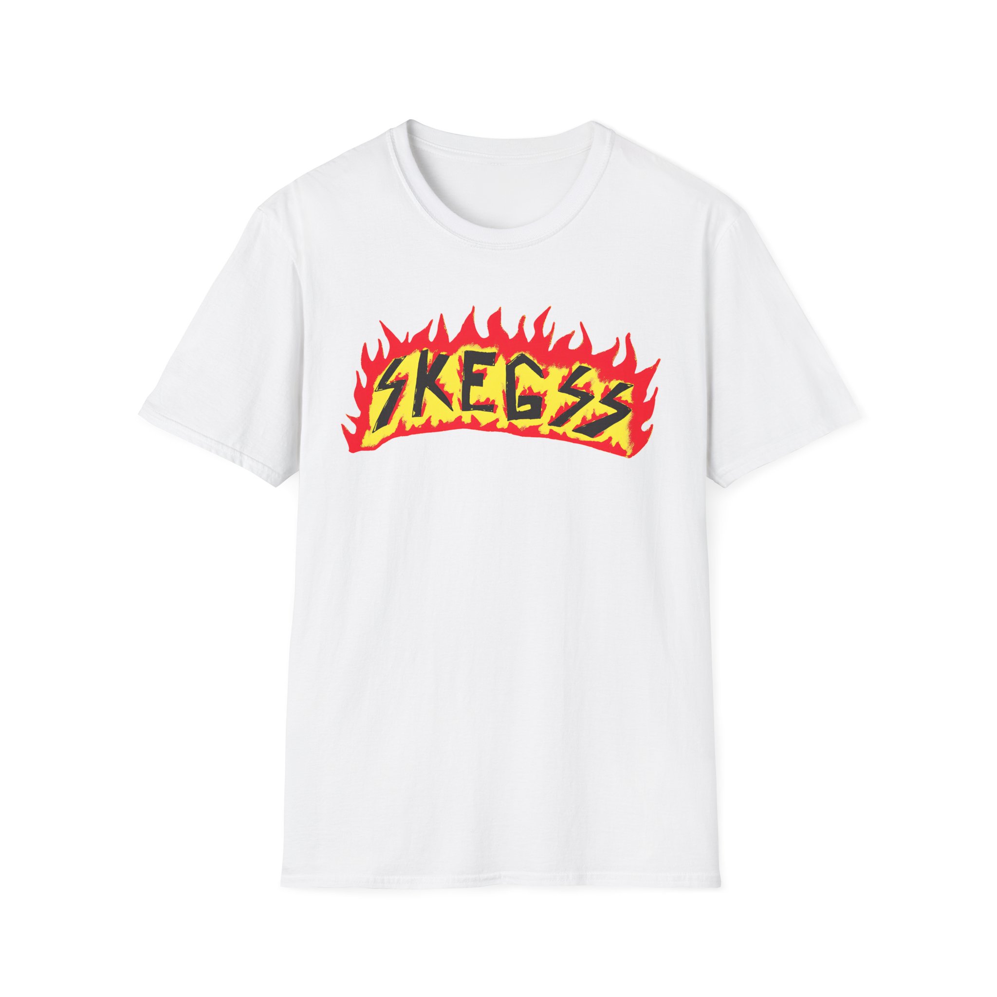 Skegss Flame Logo Unisex Softstyle T-Shirt