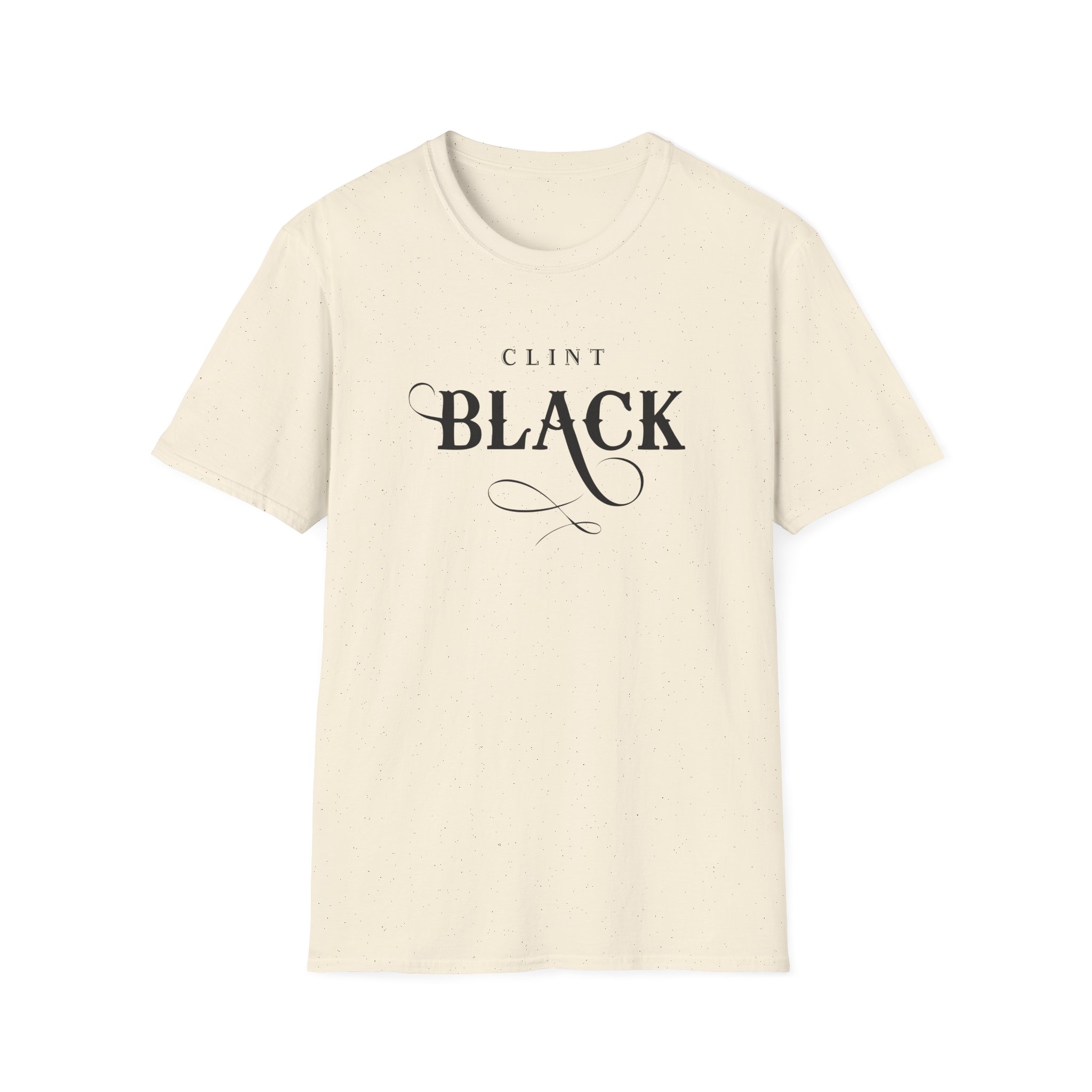 Clint Black Logo Espresso Unisex Softstyle T-Shirt