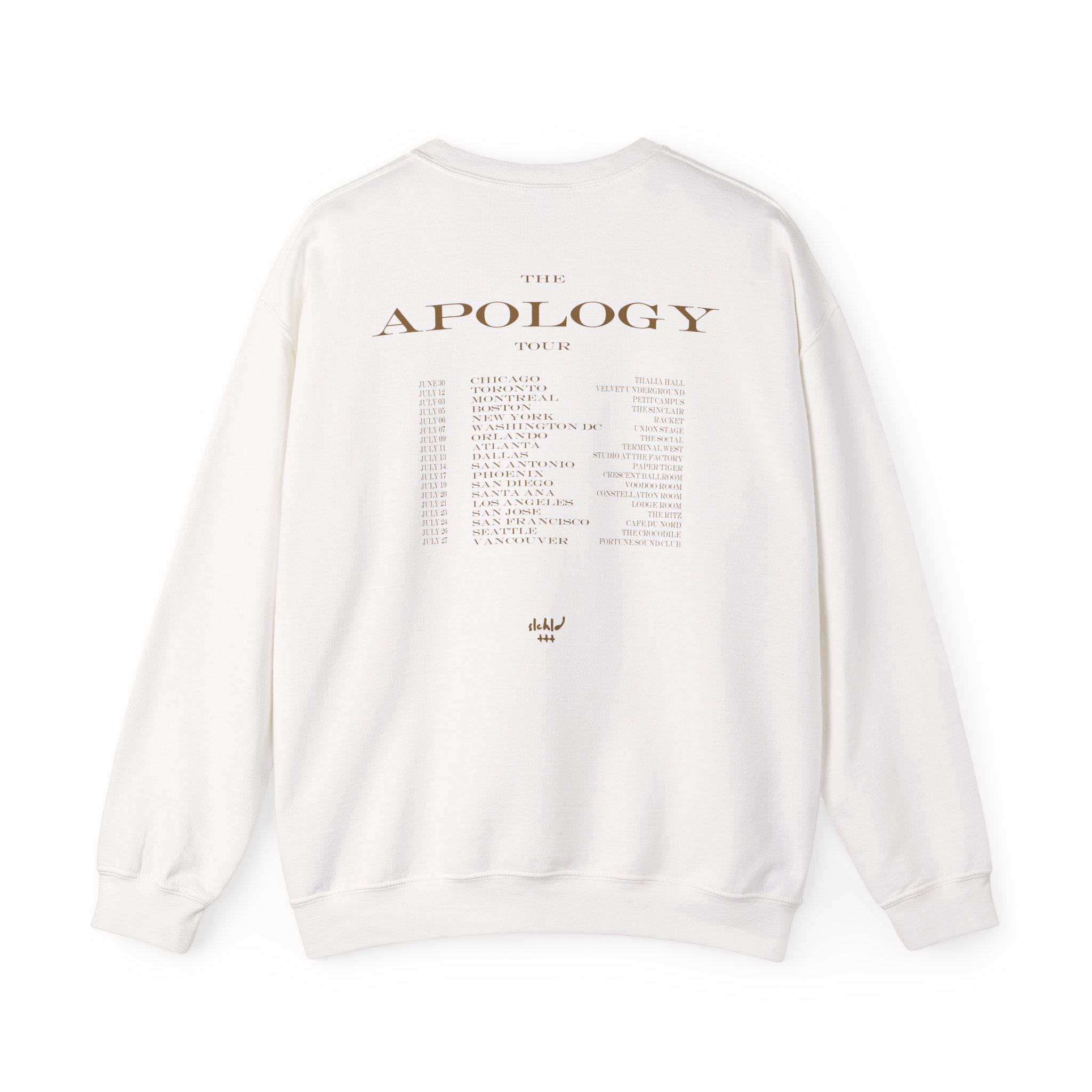 Wave to Earth Slchld 'apology' Na Tour Unisex Heavy Blendâ„¢ Crewneck Sweatshirt