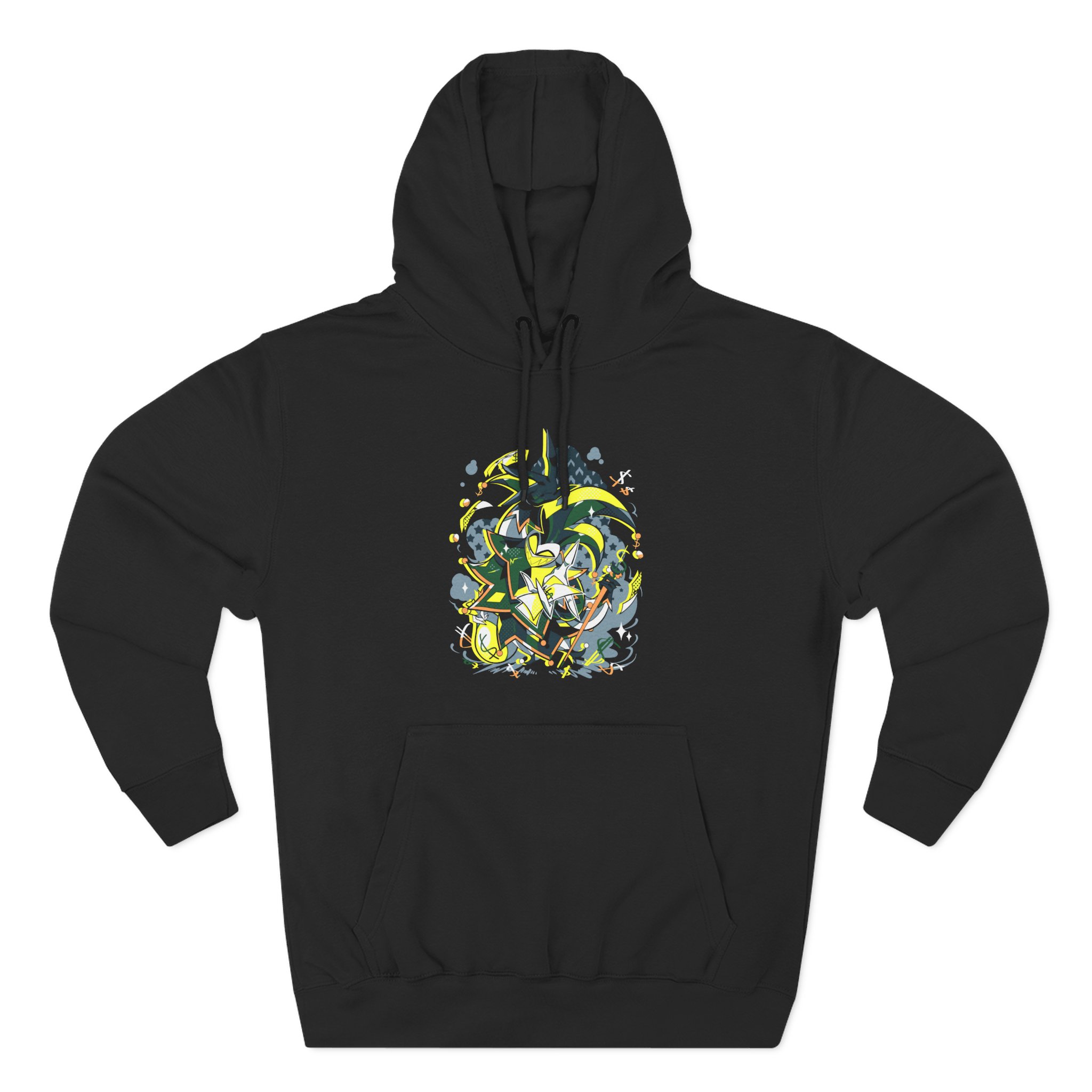 Vivziepop Mammon Three-Panel Fleece Hoodie