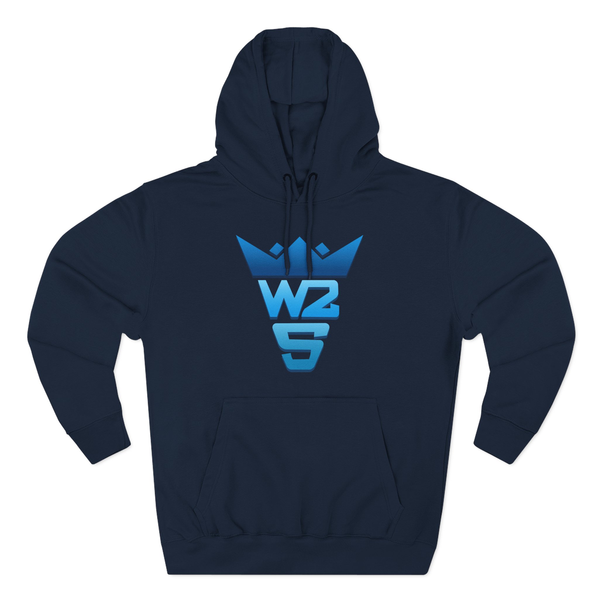 Zerkaa W2s Logo Three-Panel Fleece Hoodie
