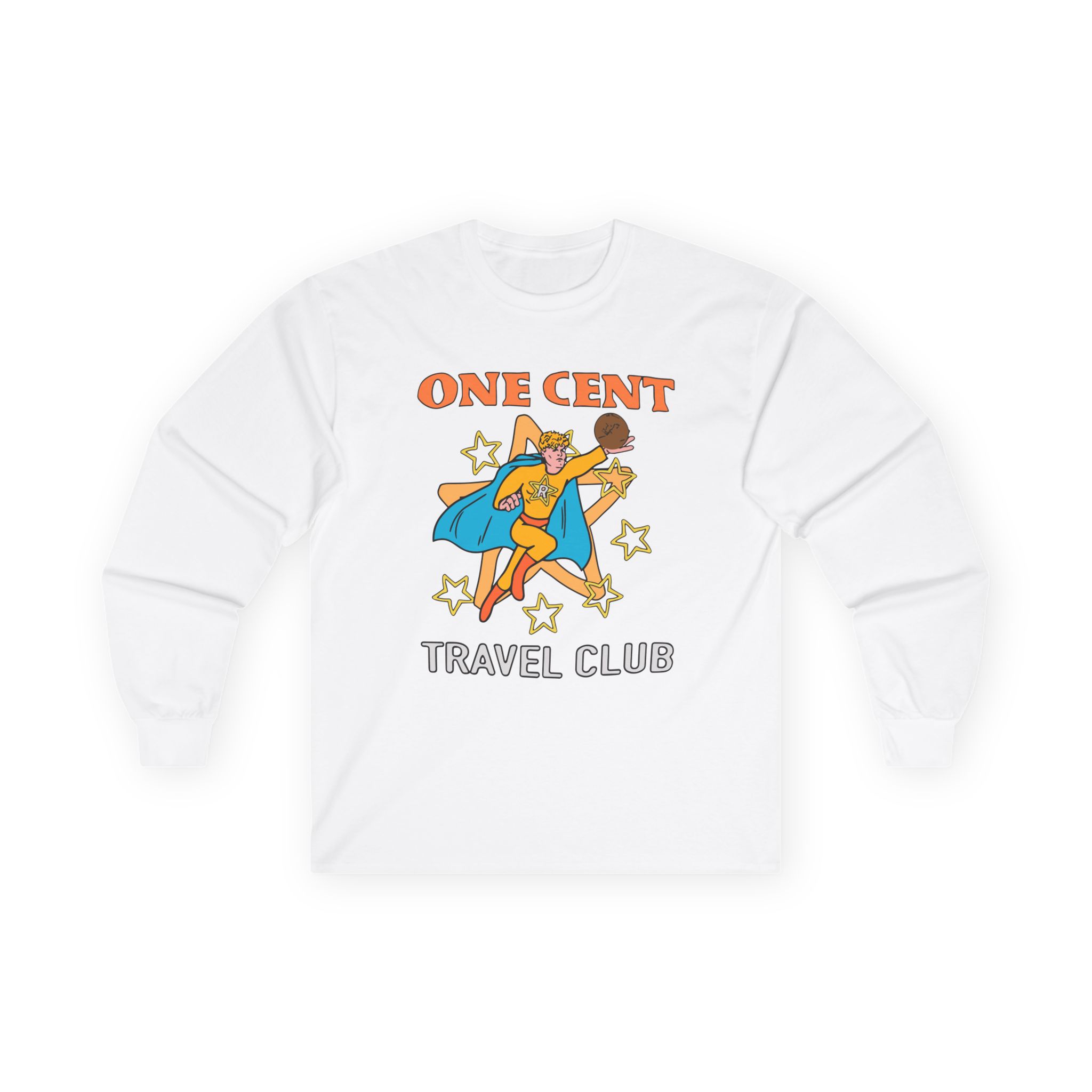 Ryan Trahan One Cent Adventure Awaits Travel Club Unisex Ultra Cotton Long Sleeve Tee