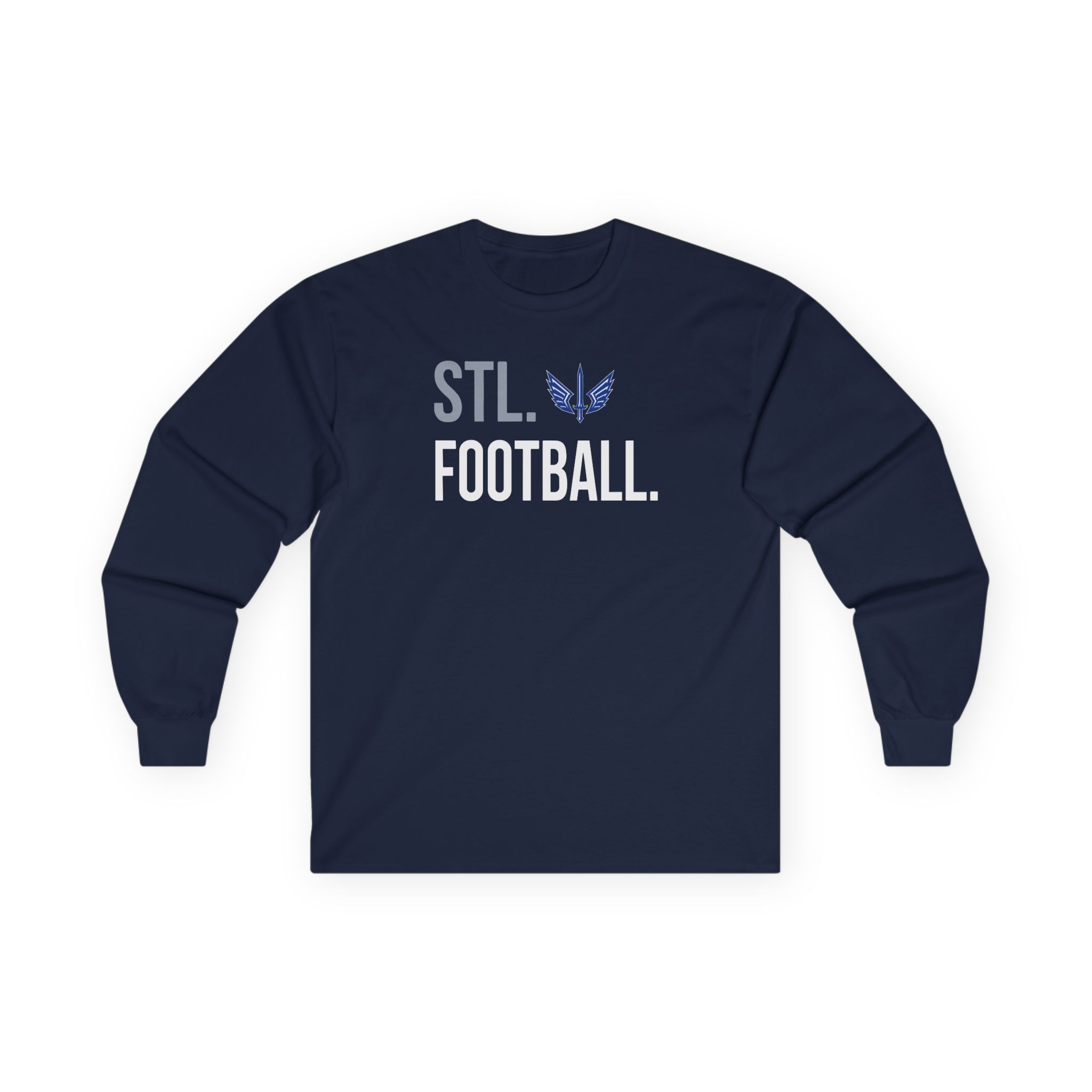 St. Louis Battlehawks 108 Stitches Football Spiral Unisex Ultra Cotton Long Sleeve Tee
