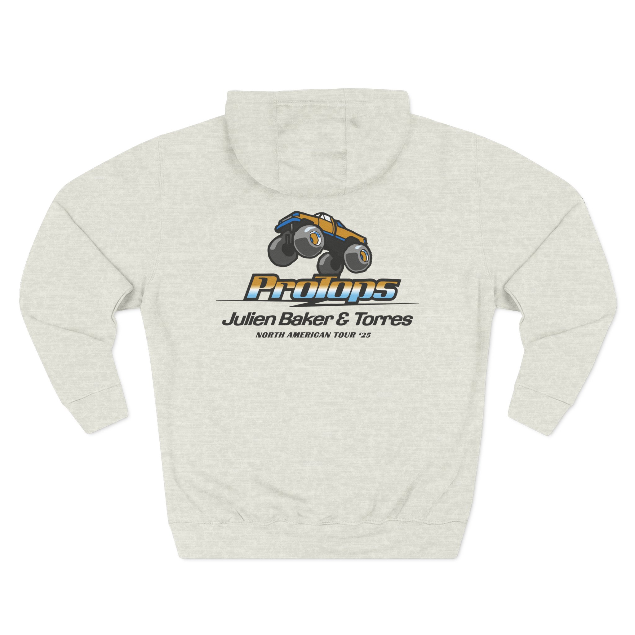 Julien Baker Protops Monster Truck Three-Panel Fleece Hoodie