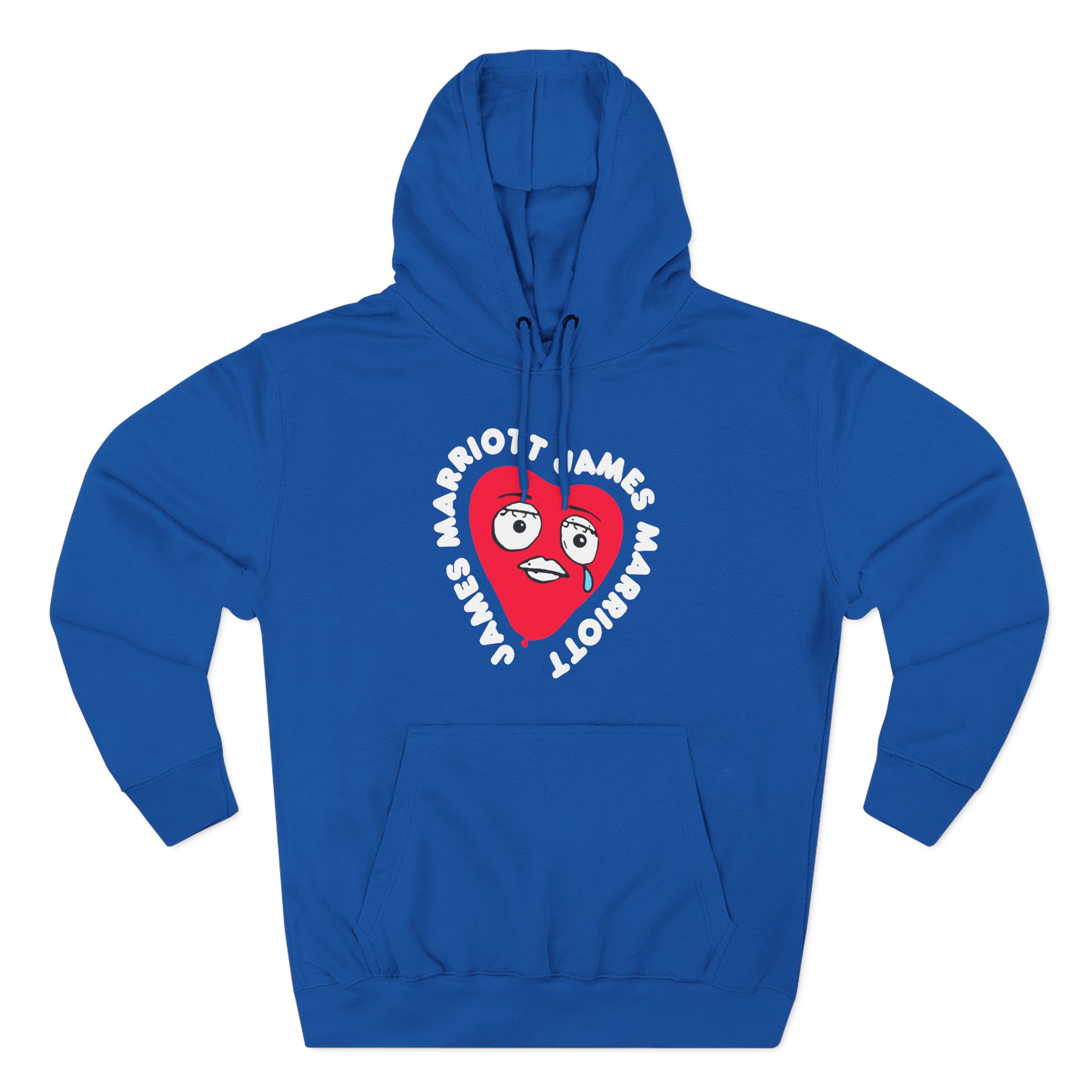 James Marriott Are We There Yet Heart Three-Panel Fleece Hoodie