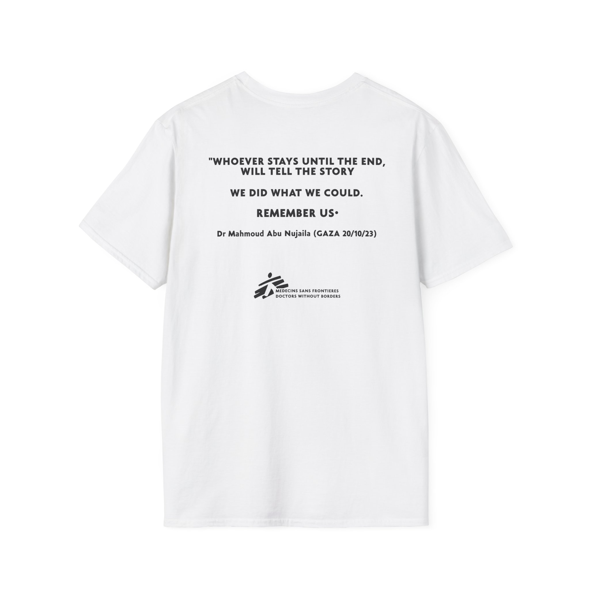 Massive Attack Ceasefire Now Msf Unisex Softstyle T-Shirt